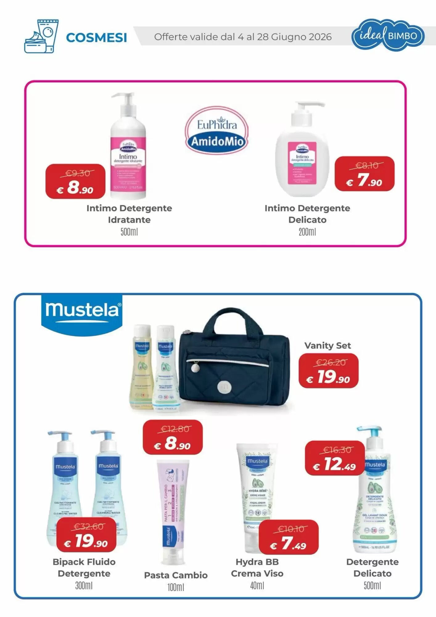 Volantino promozionale Ideal Bimbo  valide dal 04/06/2026 - Pagina 18.