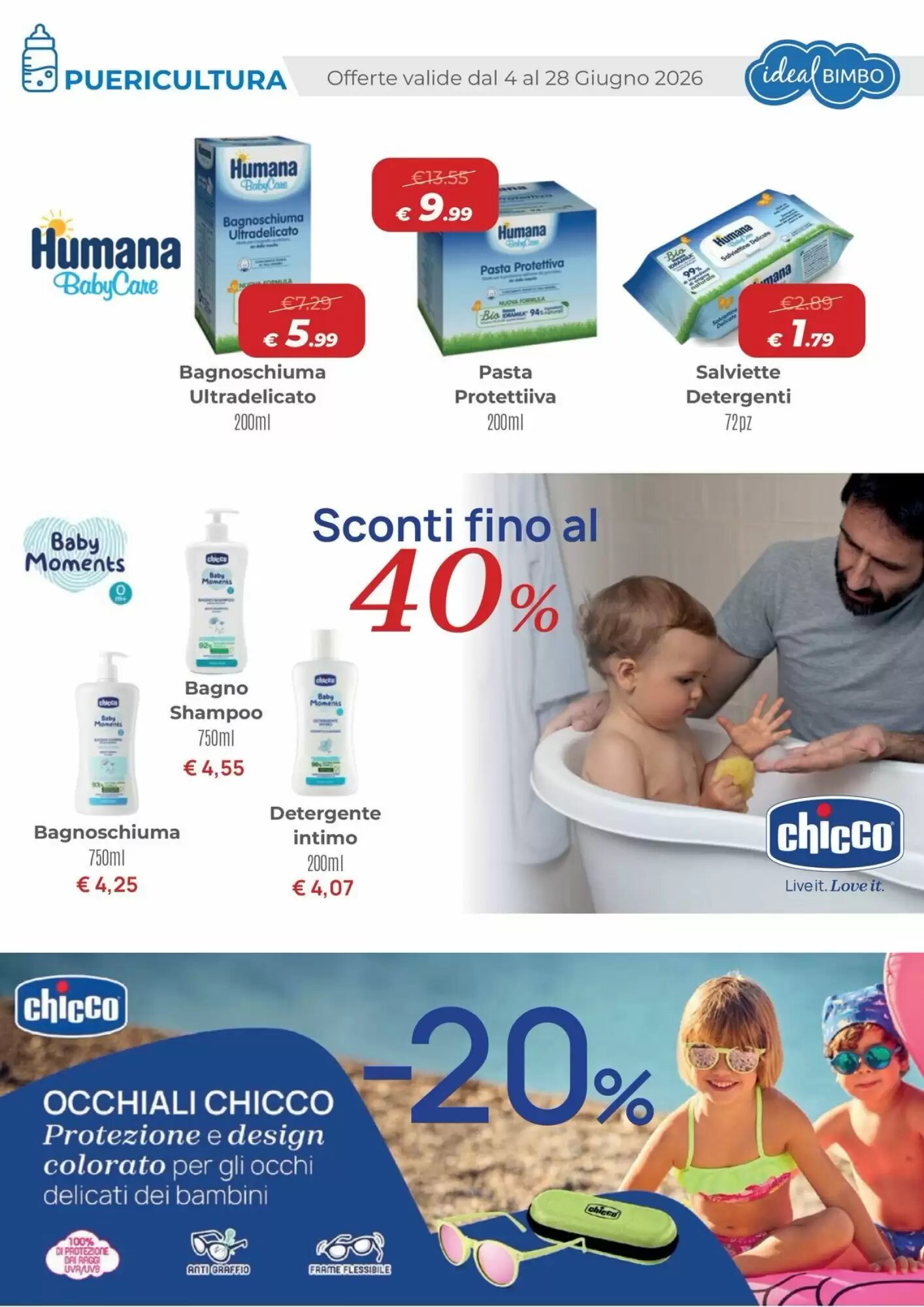 Volantino promozionale Ideal Bimbo  valide dal 04/06/2026 - Pagina 20.