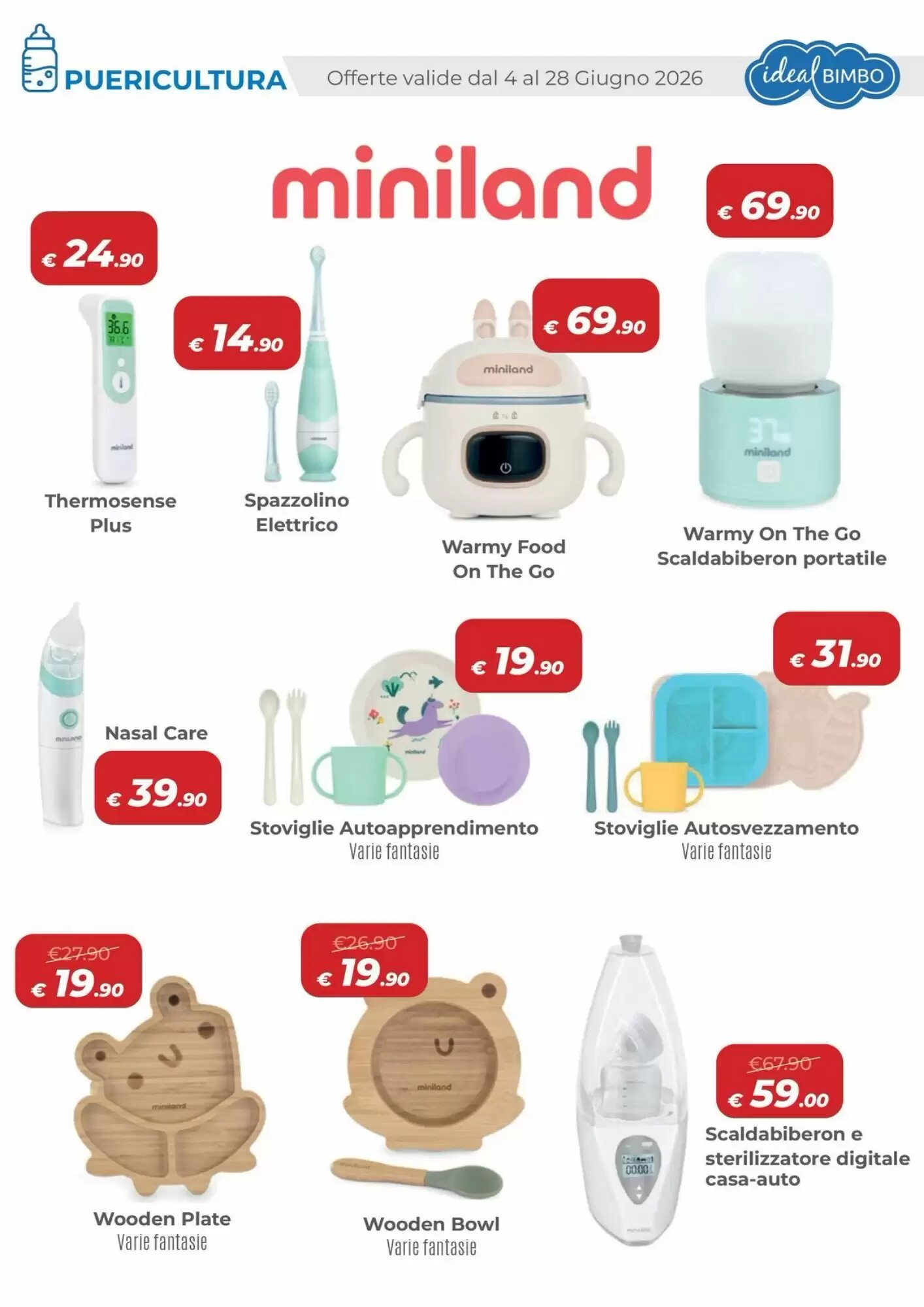 Volantino promozionale Ideal Bimbo  valide dal 04/06/2026 - Pagina 28.