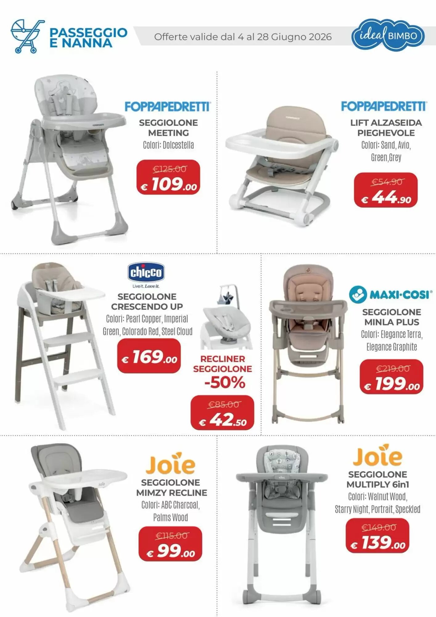 Volantino promozionale Ideal Bimbo  valide dal 04/06/2026 - Pagina 42.