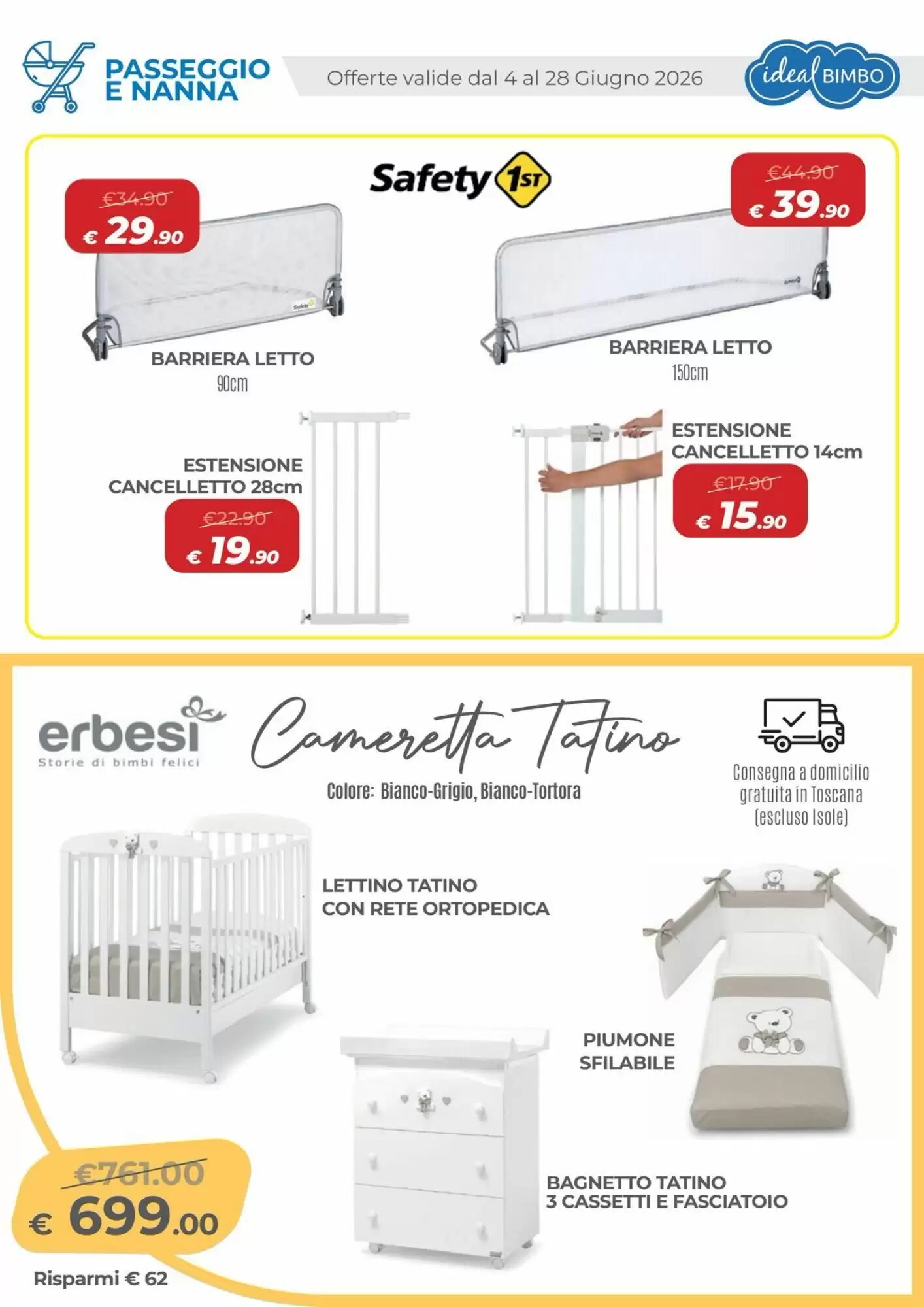 Volantino promozionale Ideal Bimbo  valide dal 04/06/2026 - Pagina 45.