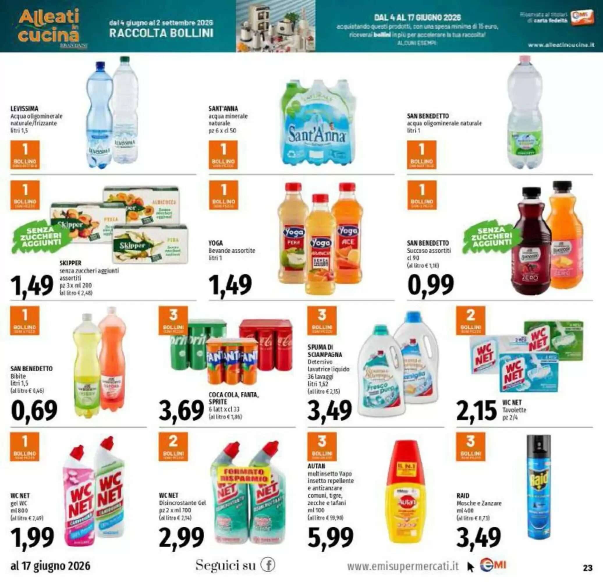 Volantino promozionale Emi Supermercati  valide dal 04/06/2026 - Pagina 23.