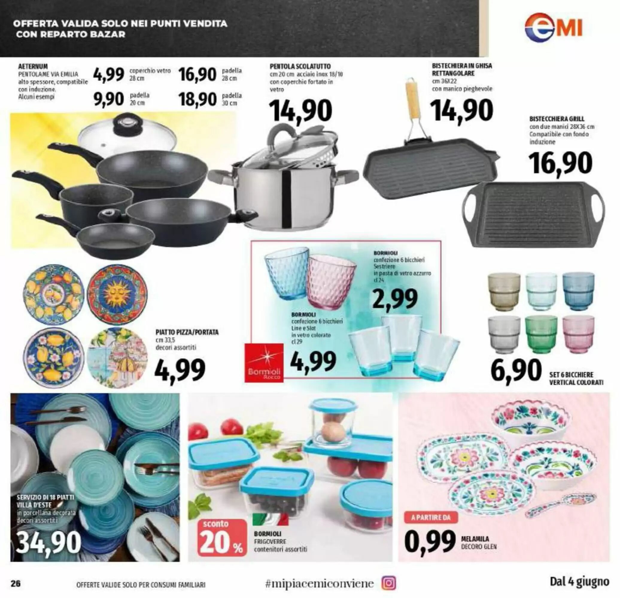 Volantino promozionale Emi Supermercati  valide dal 04/06/2026 - Pagina 26.