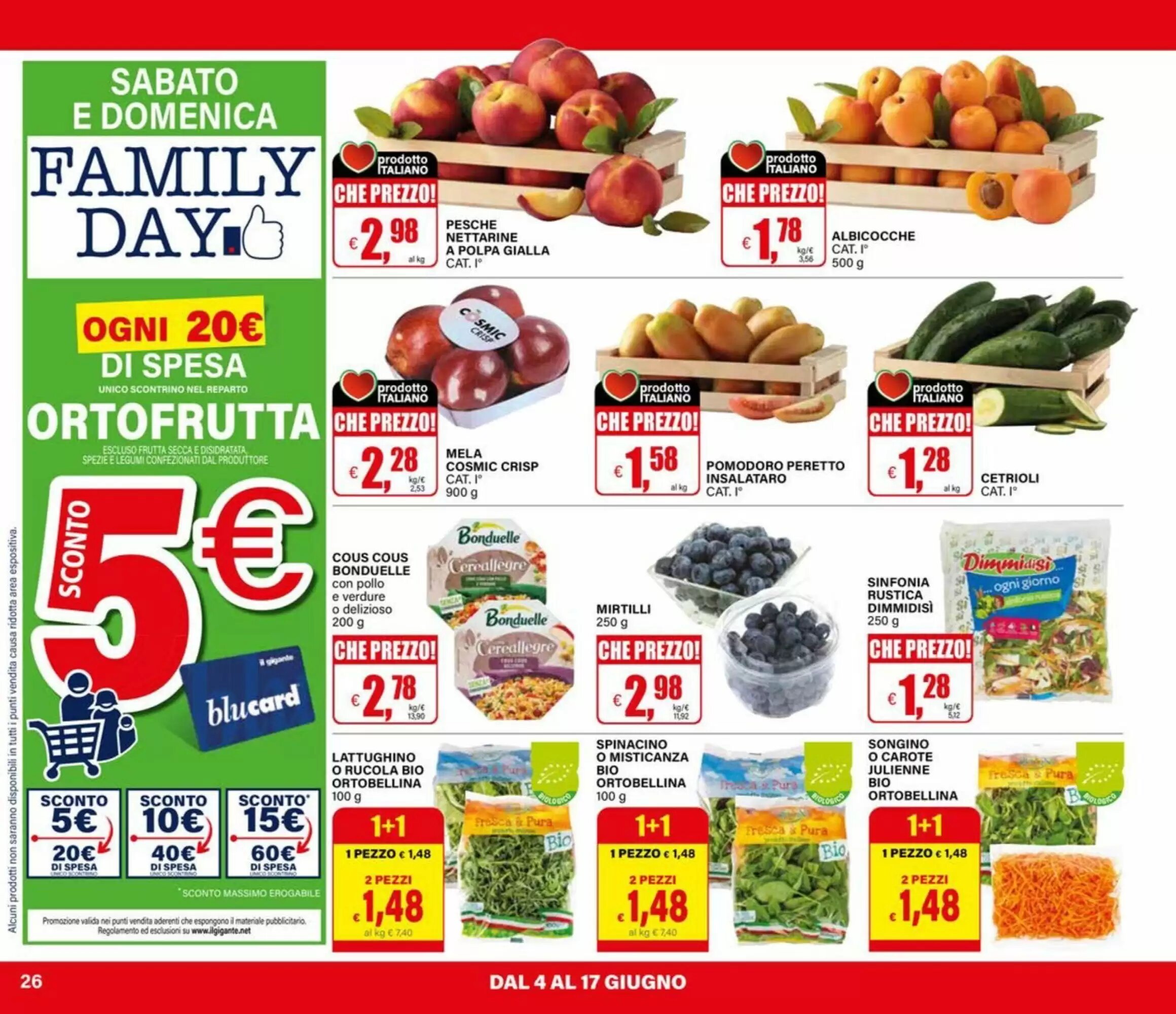 Volantino promozionale Il Gigante  valide dal 04/06/2026 - Pagina 26.