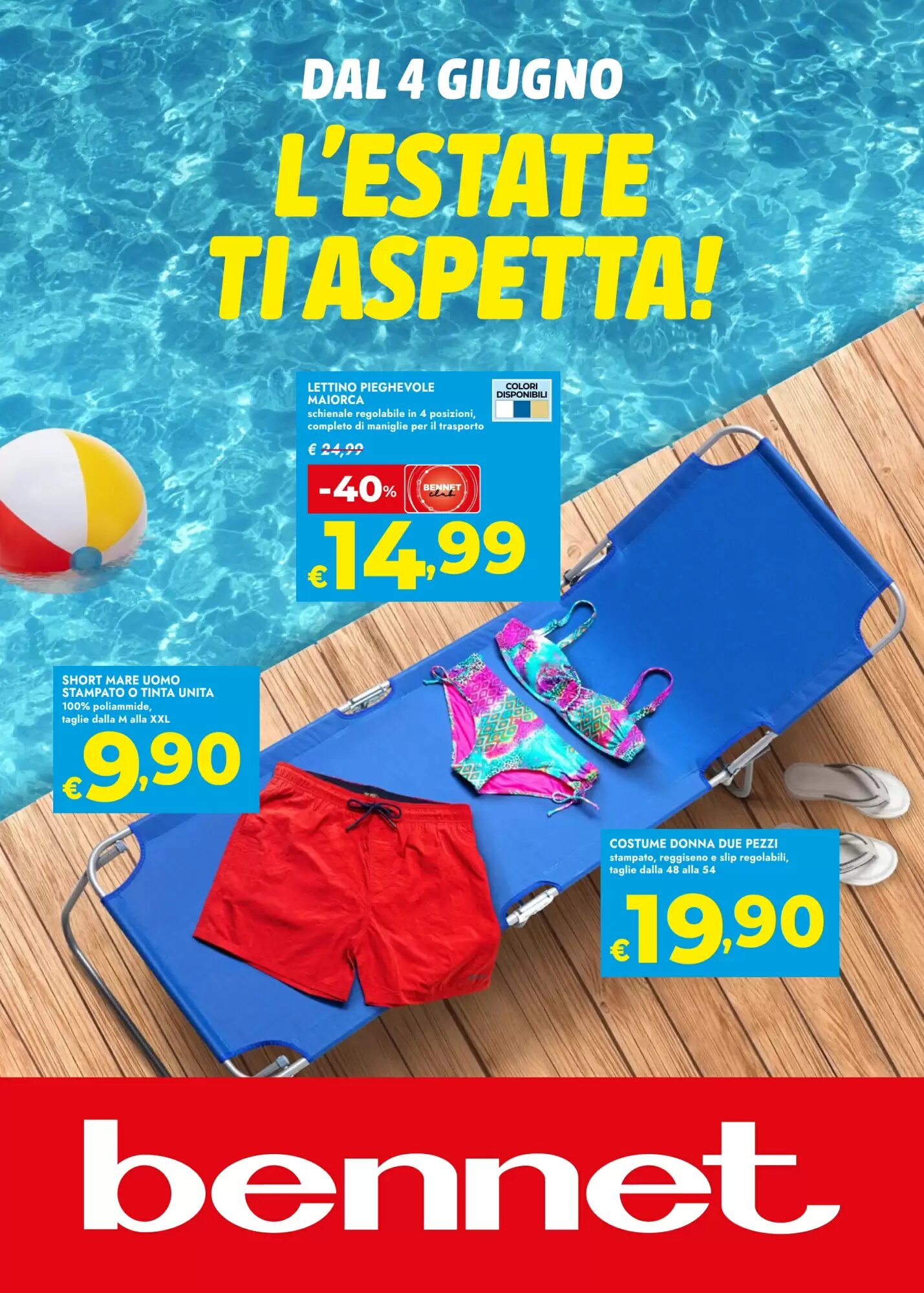Volantino promozionale Bennet  valide dal 04/06/2026 - Pagina 1.