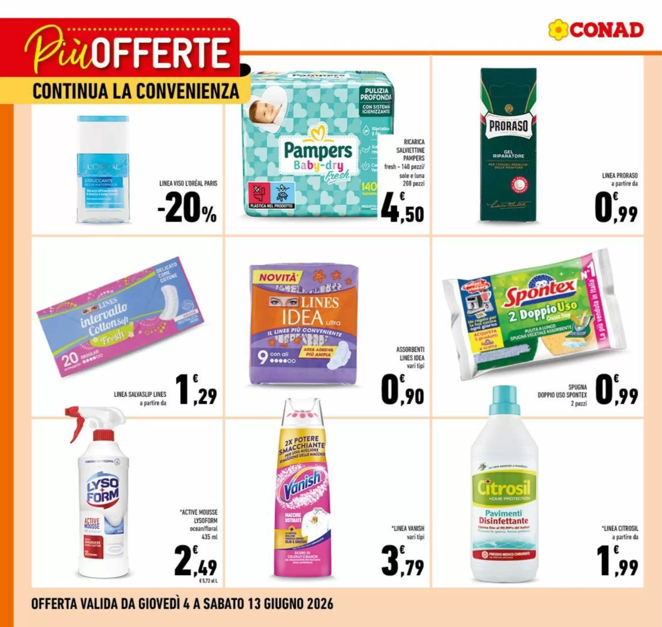 Volantino promozionale Conad  valide dal 04/06/2026 - Pagina 3.