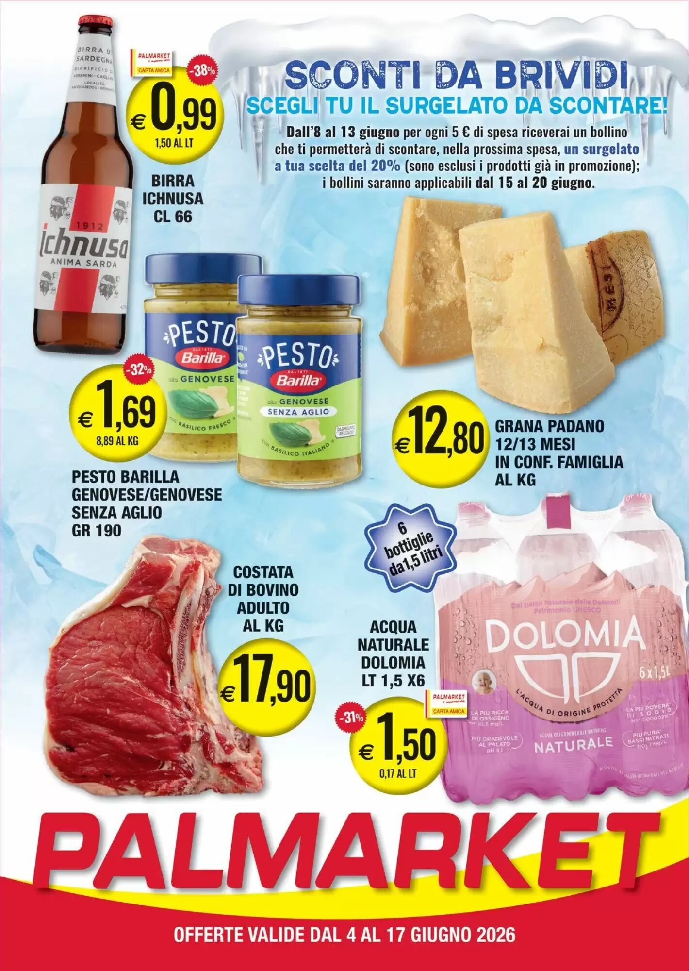 Volantino promozionale Palmarket  valide dal 04/06/2026 - Pagina 1.