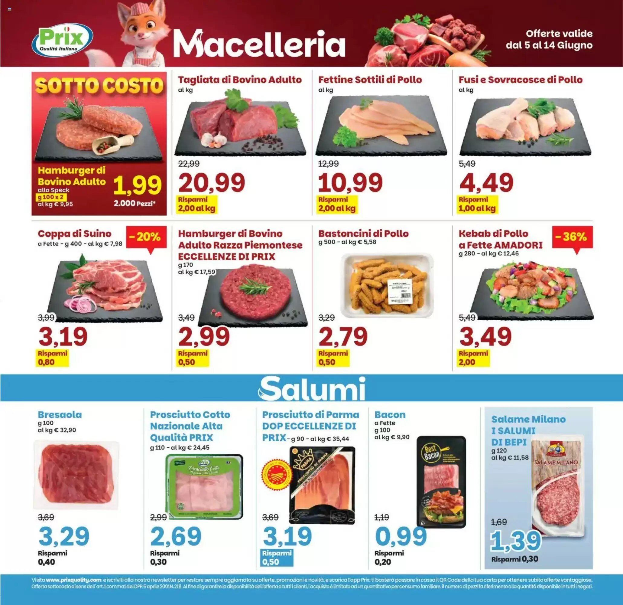 Volantino promozionale Prix Quality  valide dal 05/06/2026 - Pagina 8.