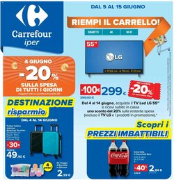 Volantino promozionale Carrefour Iper valide dal 05/06/2026