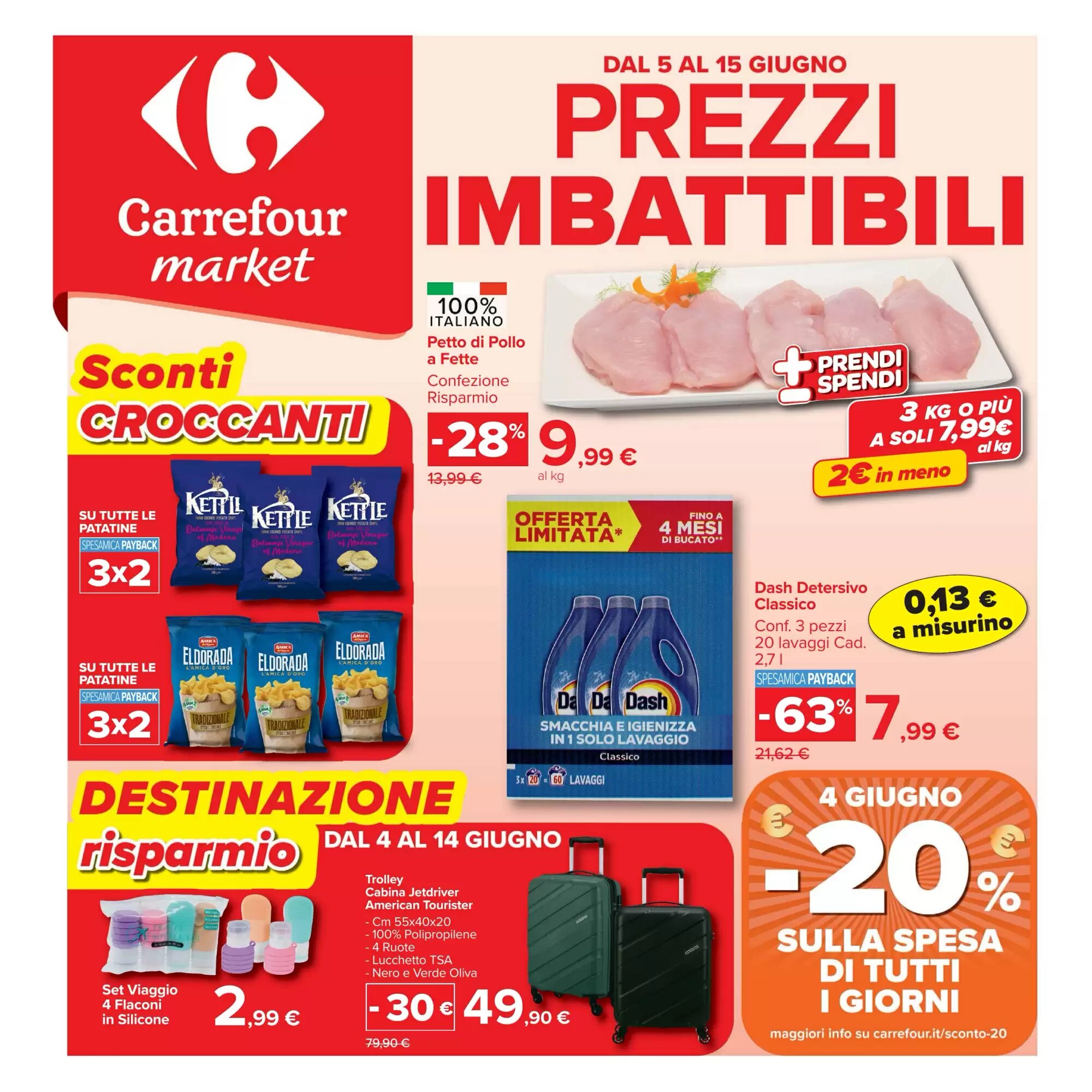 Volantino promozionale Carrefour Market  valide dal 05/06/2026 - Pagina 1.