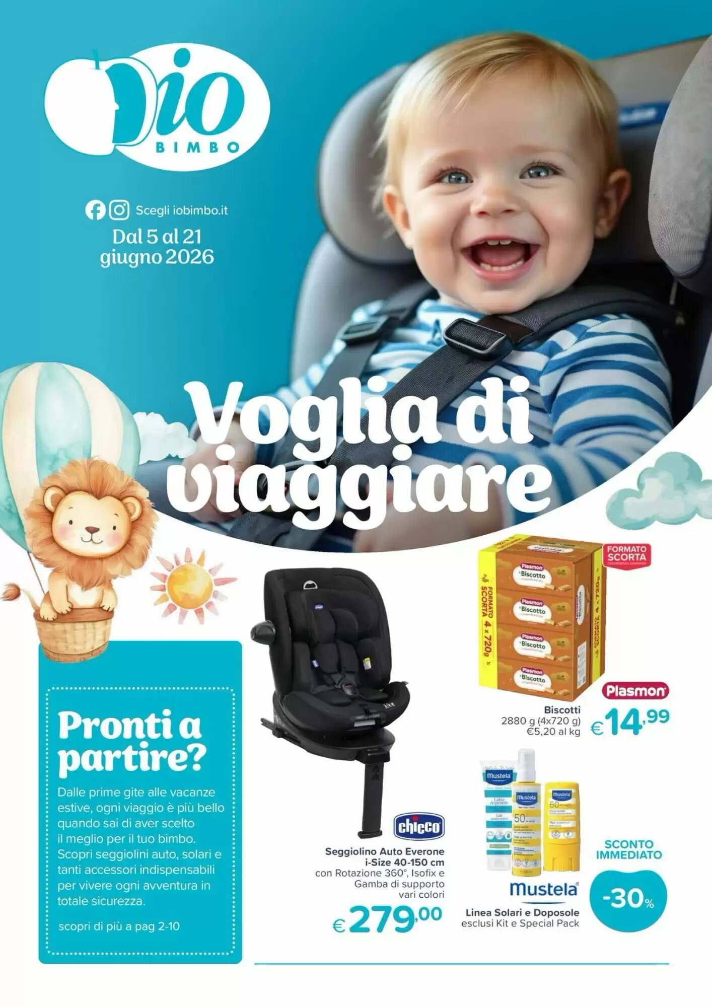 Volantino promozionale Io Bimbo  valide dal 05/06/2026 - Pagina 1.