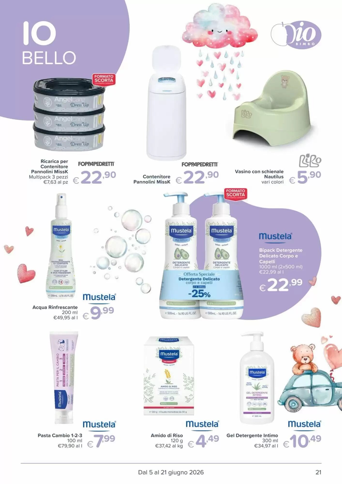 Volantino promozionale Io Bimbo  valide dal 05/06/2026 - Pagina 21.