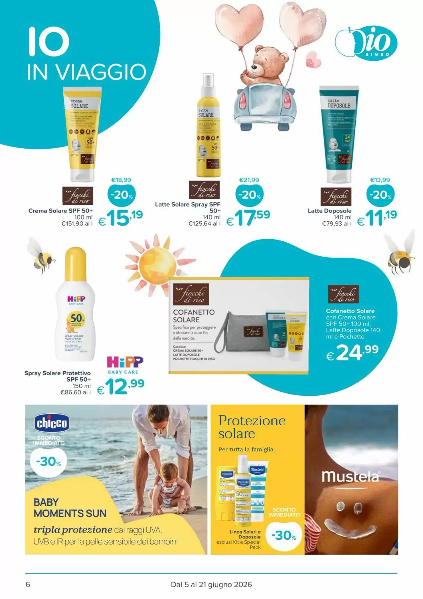 Volantino promozionale Io Bimbo  valide dal 05/06/2026 - Pagina 6.