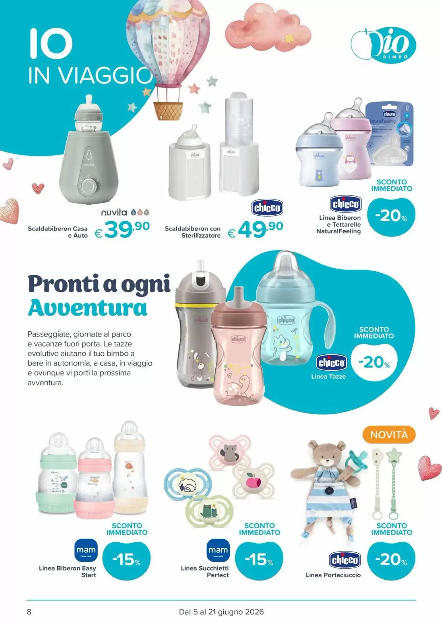Volantino promozionale Io Bimbo  valide dal 05/06/2026 - Pagina 8.