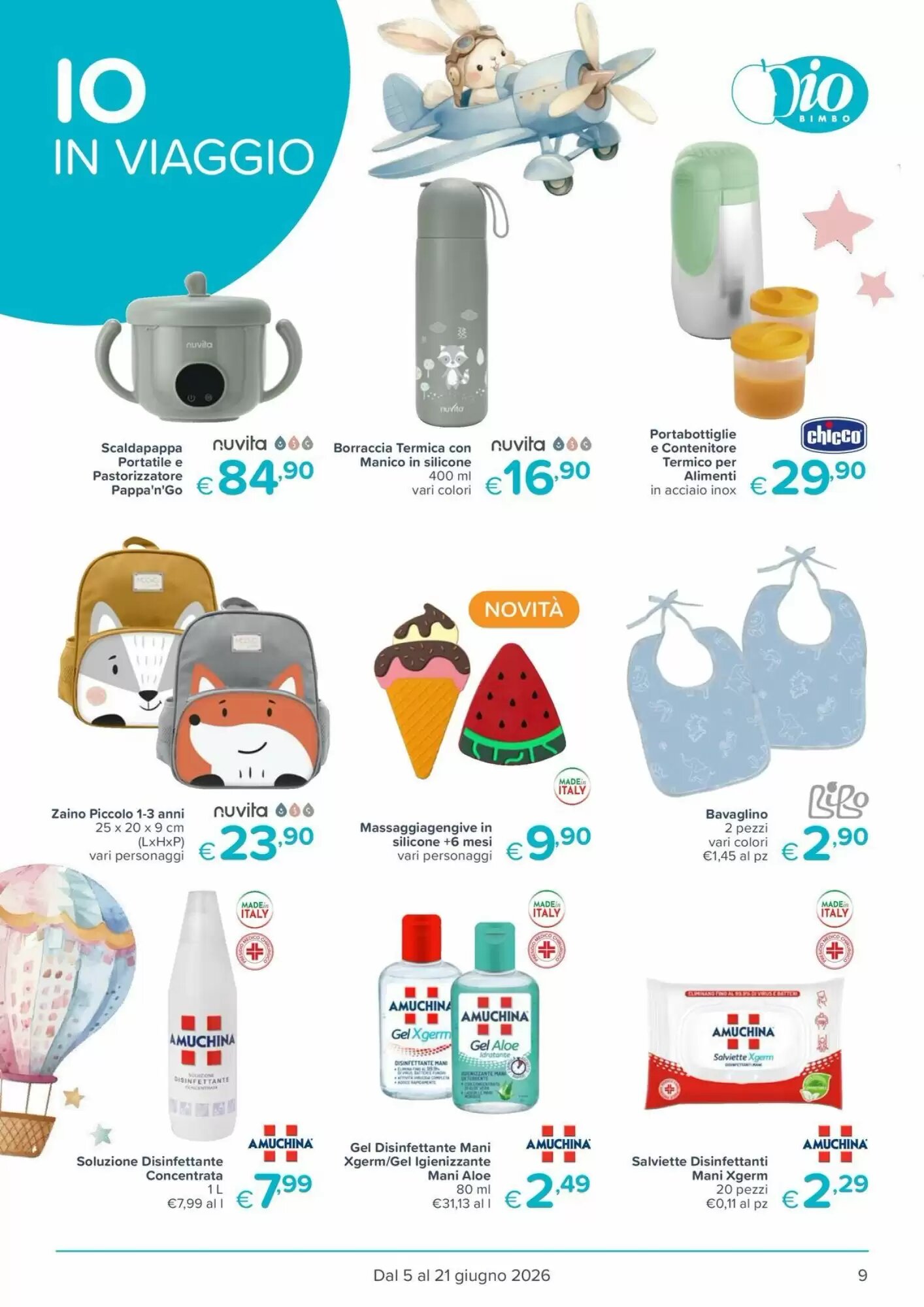 Volantino promozionale Io Bimbo  valide dal 05/06/2026 - Pagina 9.