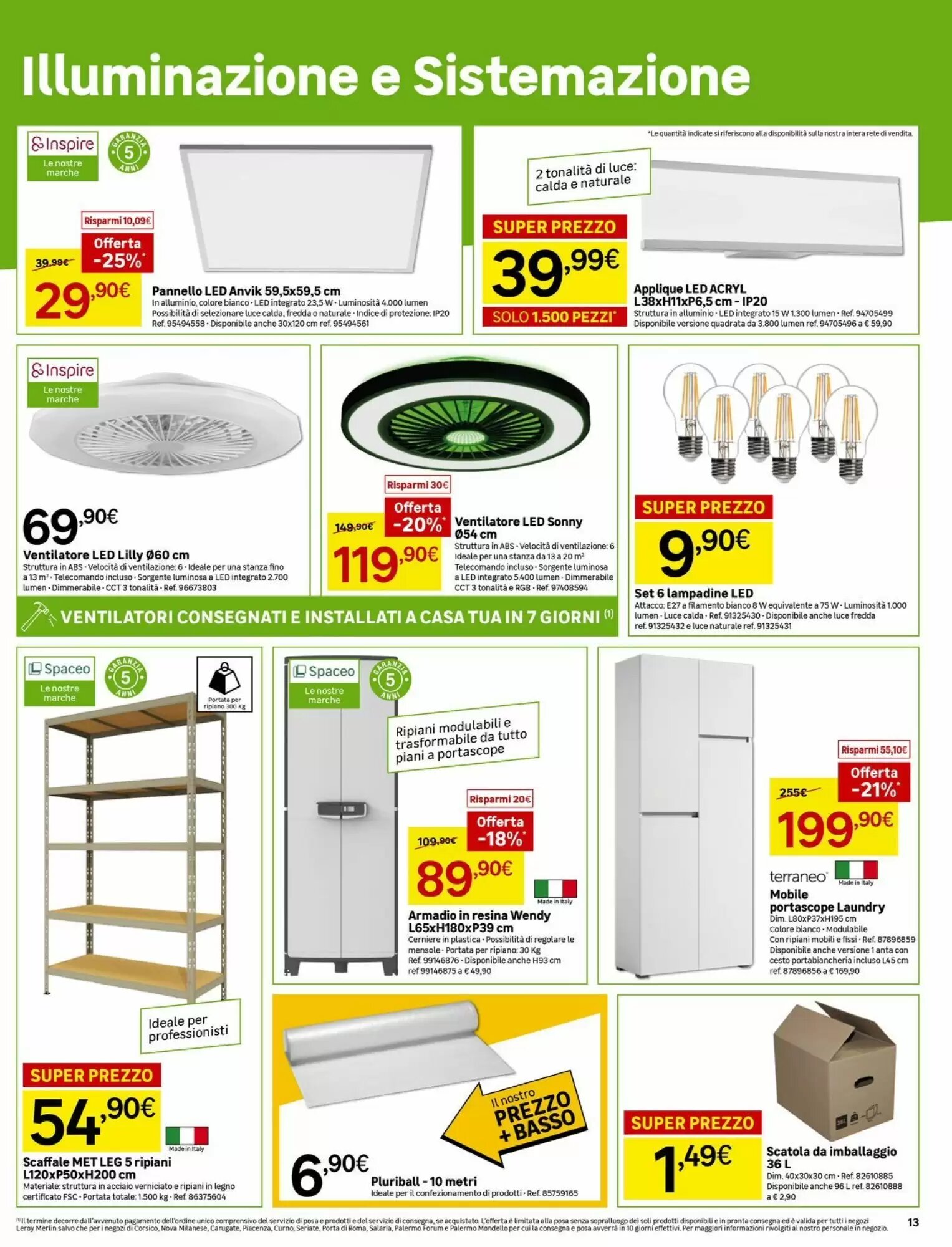 Volantino promozionale Leroy Merlin  valide dal 10/06/2026 - Pagina 13.
