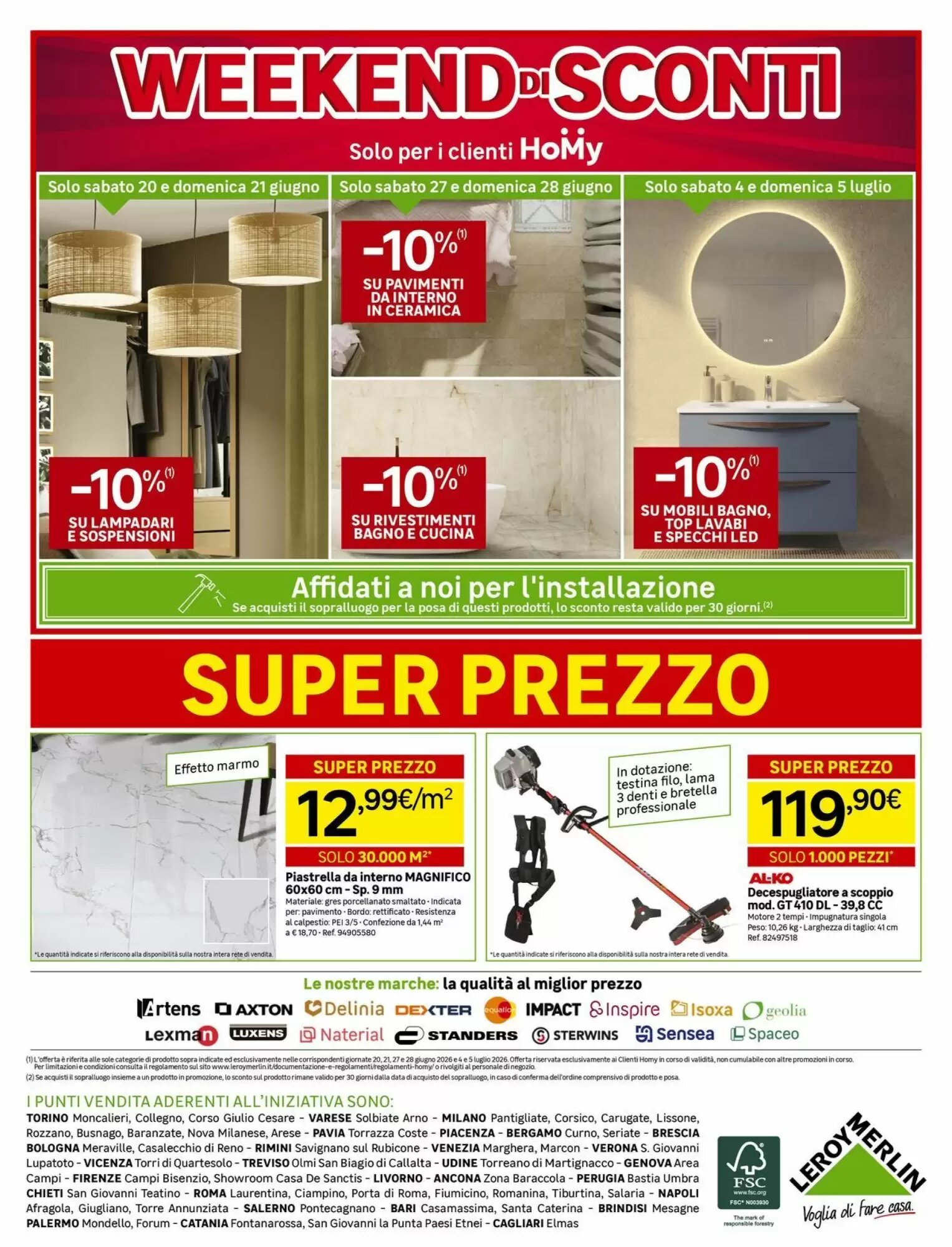 Volantino promozionale Leroy Merlin  valide dal 10/06/2026 - Pagina 16.