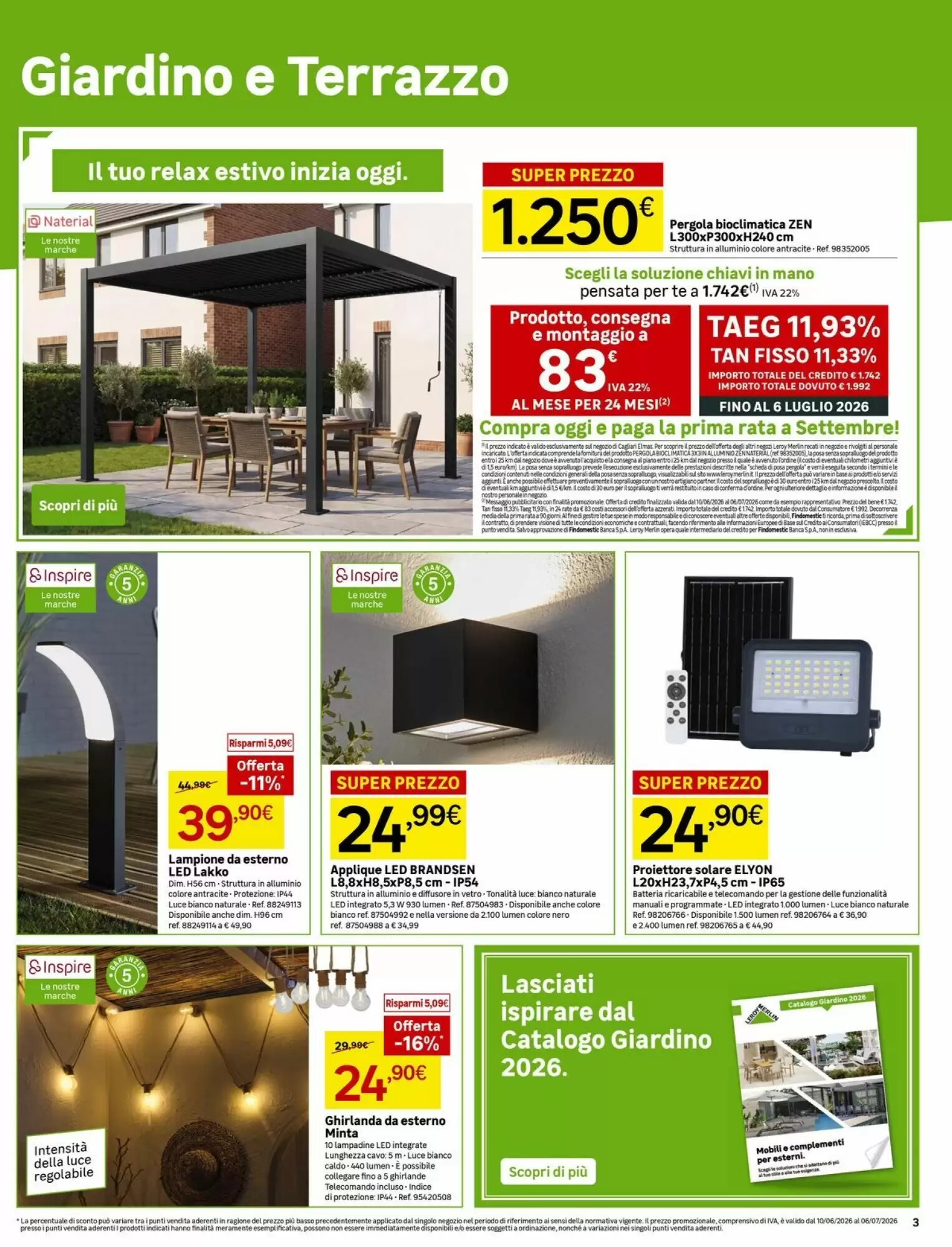 Volantino promozionale Leroy Merlin  valide dal 10/06/2026 - Pagina 3.
