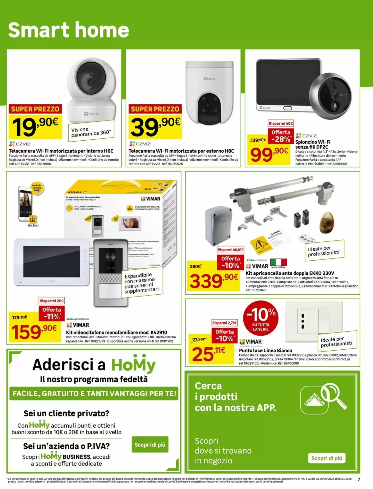 Volantino promozionale Leroy Merlin  valide dal 10/06/2026 - Pagina 7.