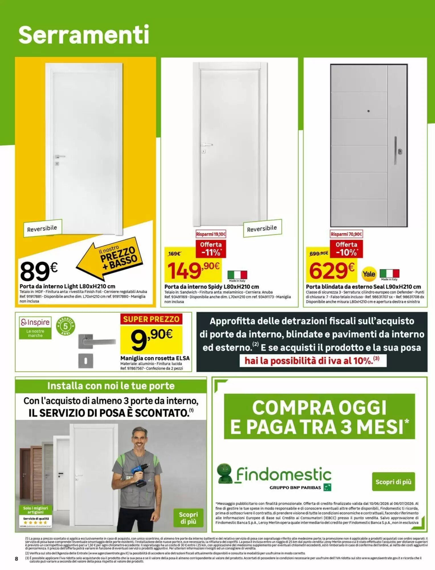 Volantino promozionale Leroy Merlin  valide dal 10/06/2026 - Pagina 8.