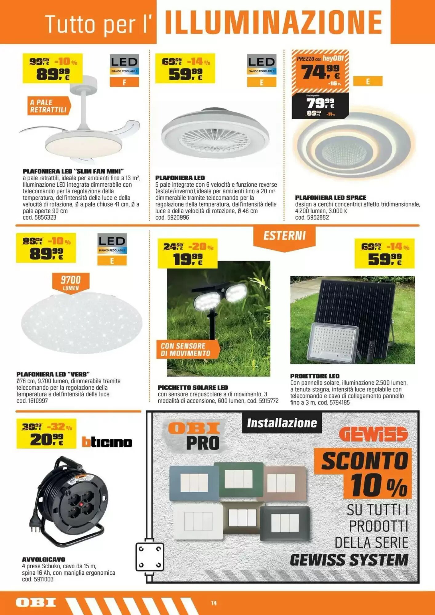 Volantino promozionale OBI  valide dal 10/06/2026 - Pagina 14.
