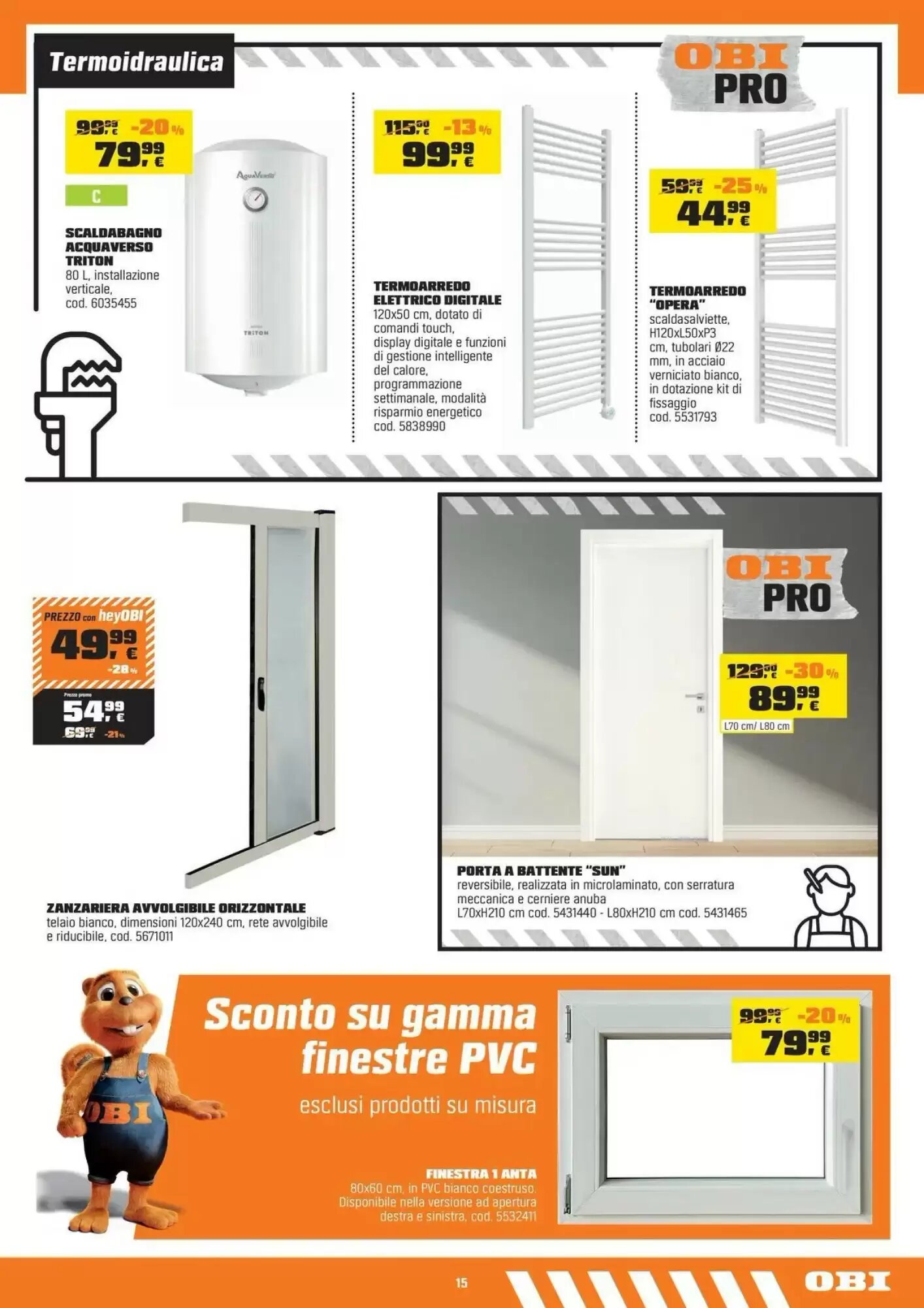 Volantino promozionale OBI  valide dal 10/06/2026 - Pagina 15.