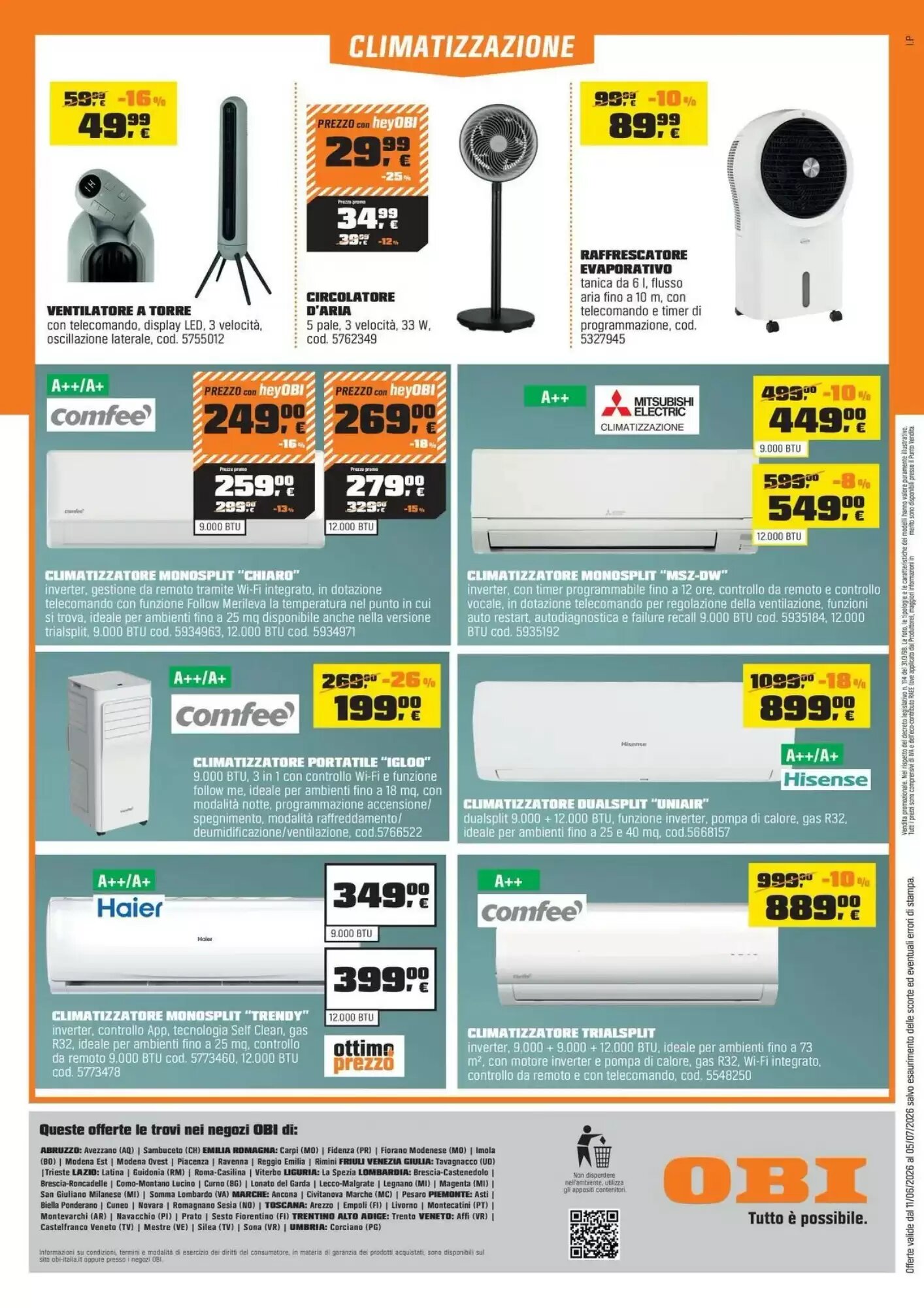 Volantino promozionale OBI  valide dal 10/06/2026 - Pagina 16.