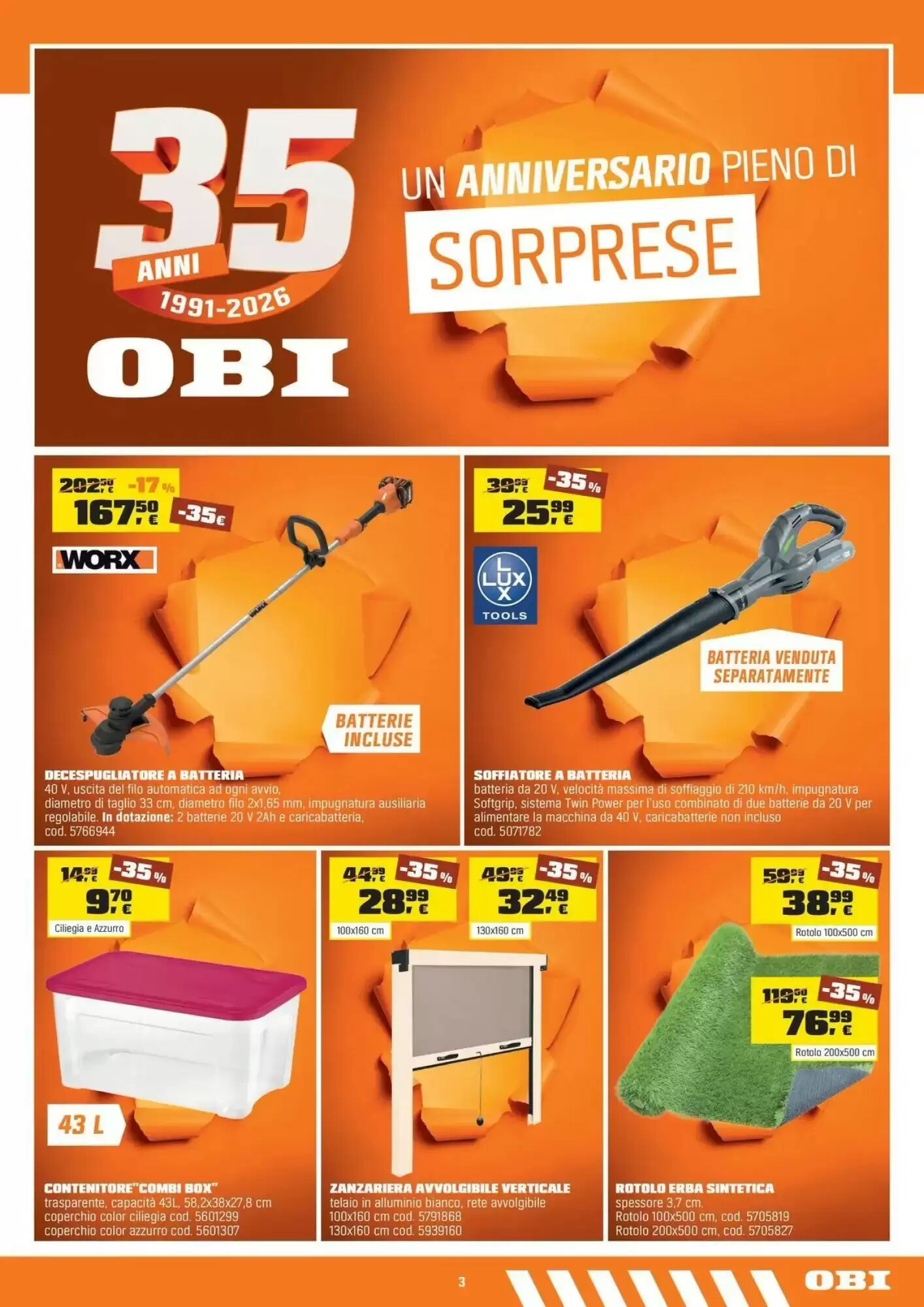 Volantino promozionale OBI  valide dal 10/06/2026 - Pagina 3.