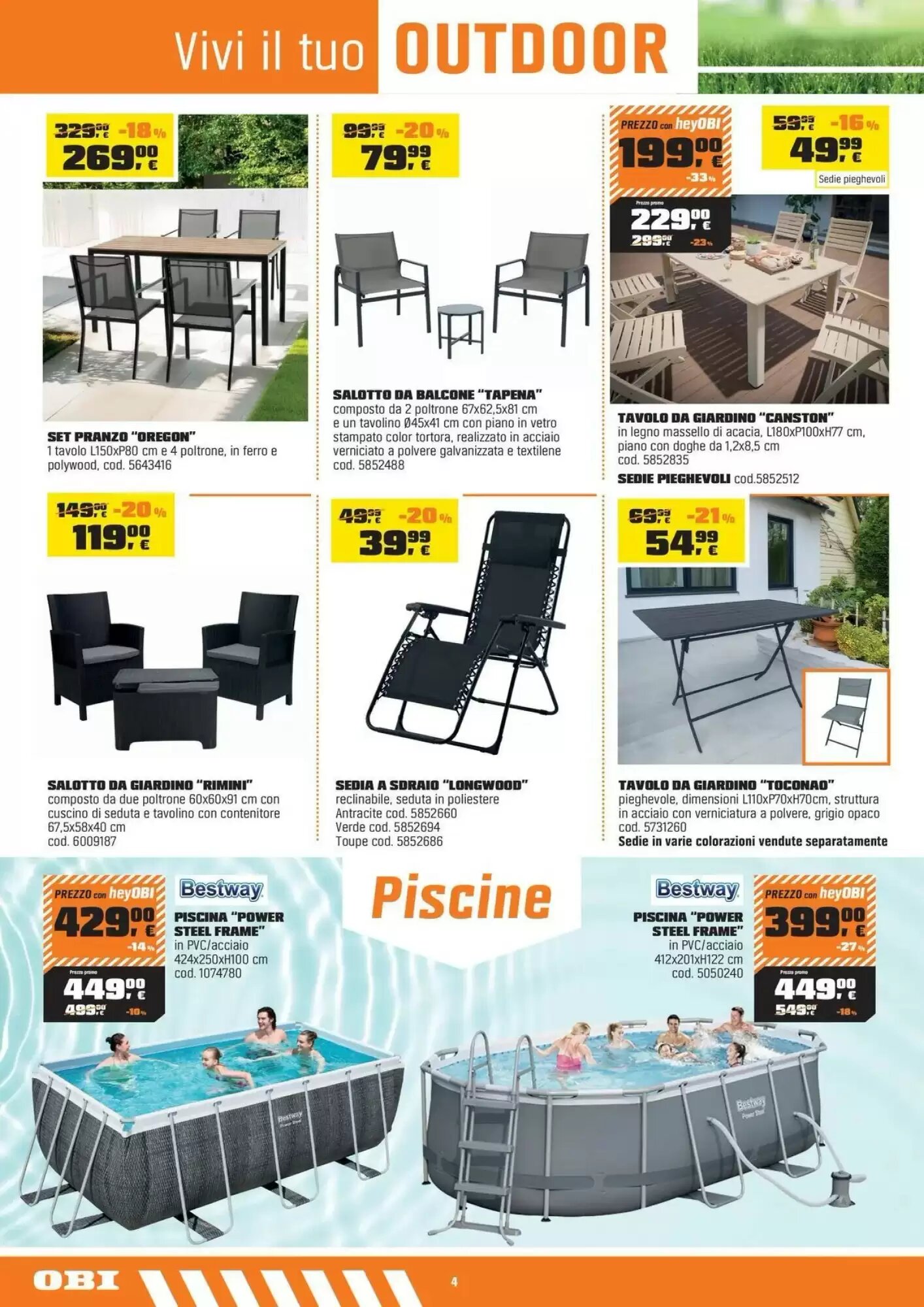 Volantino promozionale OBI  valide dal 10/06/2026 - Pagina 4.