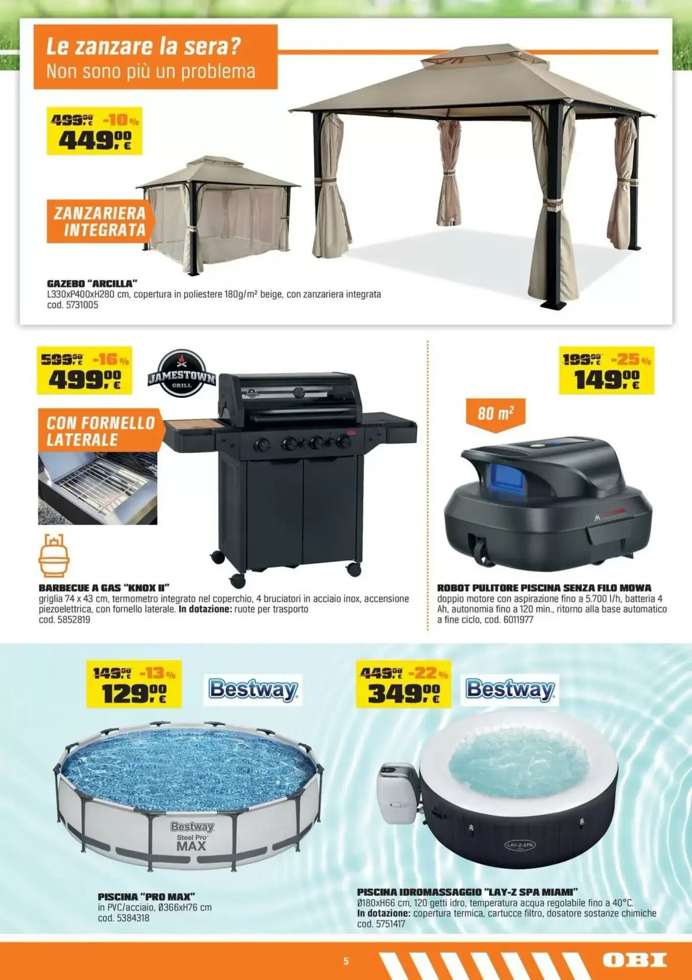 Volantino promozionale OBI  valide dal 10/06/2026 - Pagina 5.