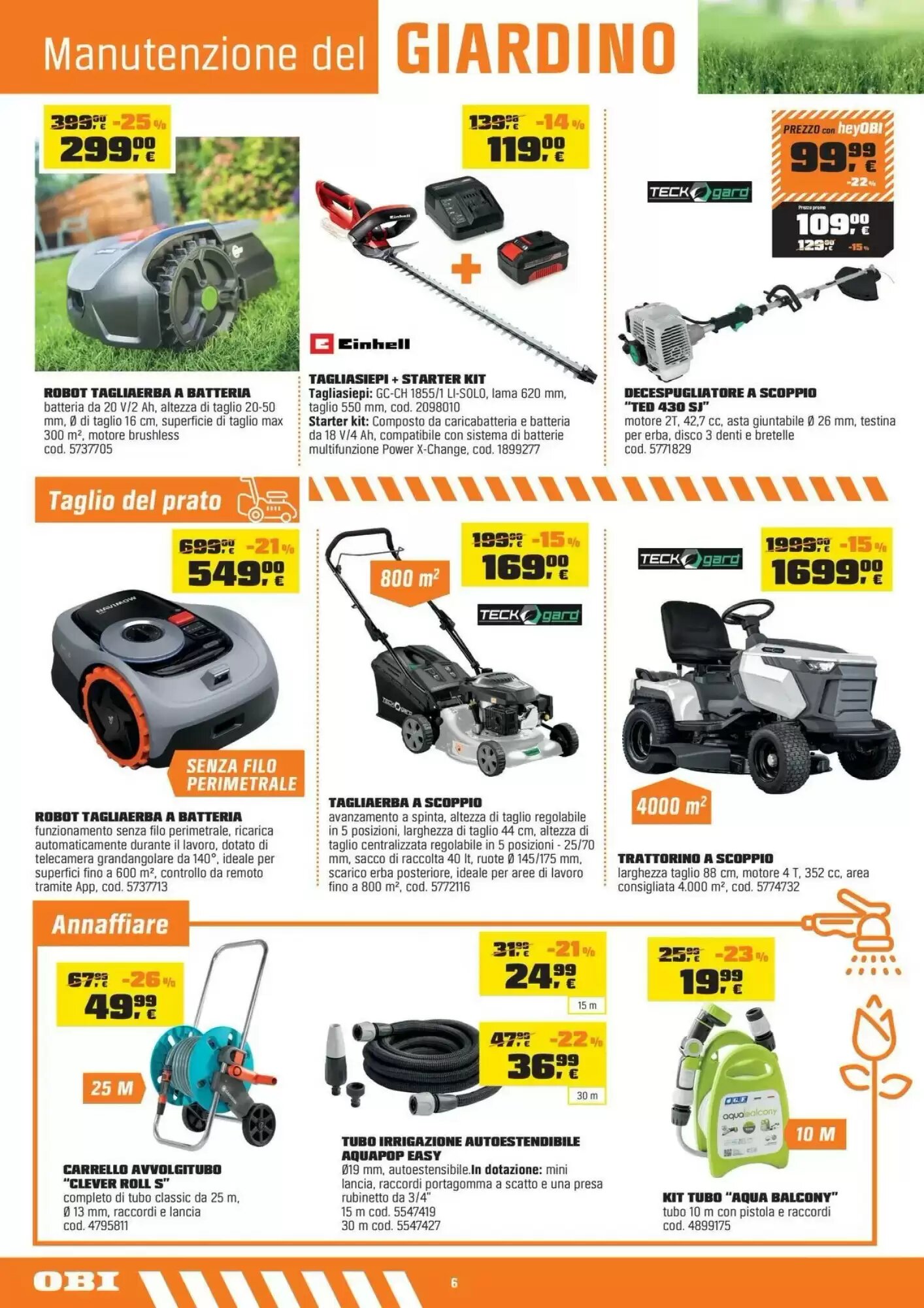 Volantino promozionale OBI  valide dal 10/06/2026 - Pagina 6.
