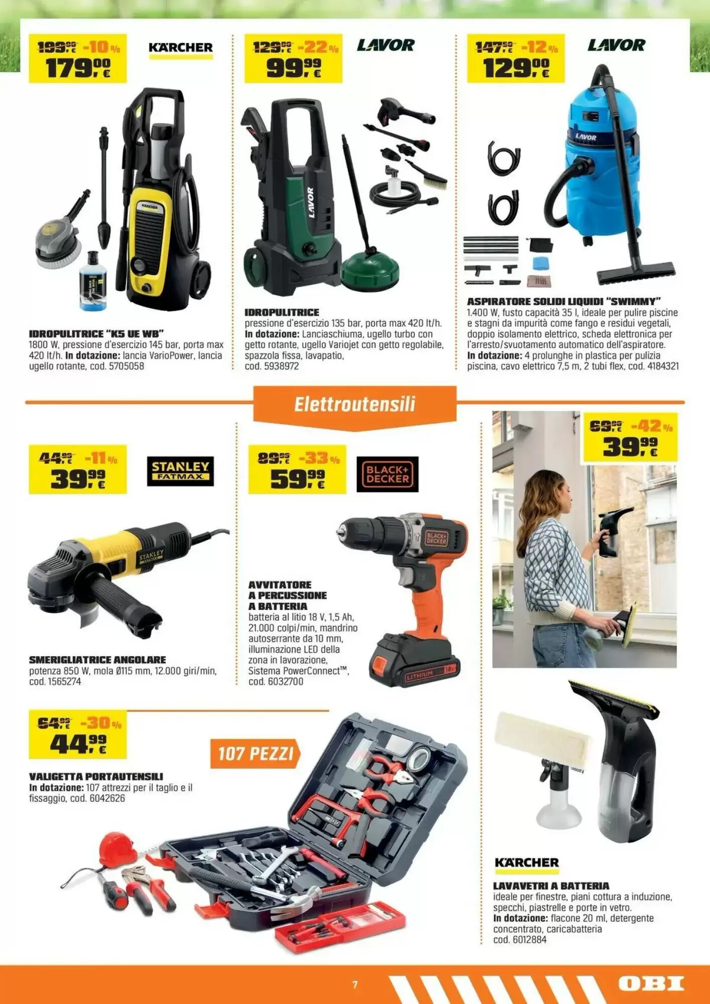 Volantino promozionale OBI  valide dal 10/06/2026 - Pagina 7.