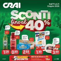 Volantino promozionale Crai  valide dal 11/06/2026