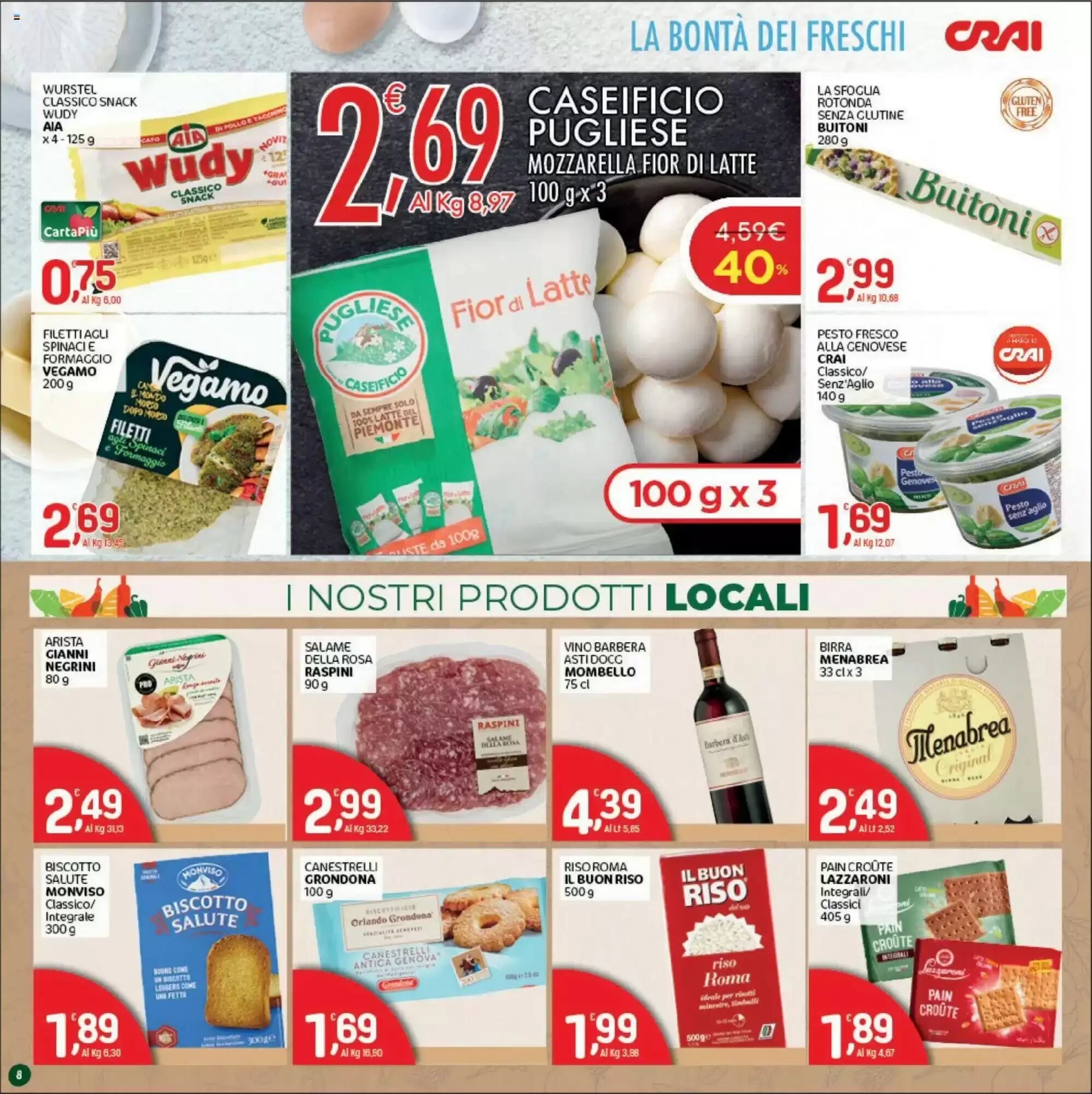 Volantino promozionale Crai  valide dal 11/06/2026 - Pagina 8.
