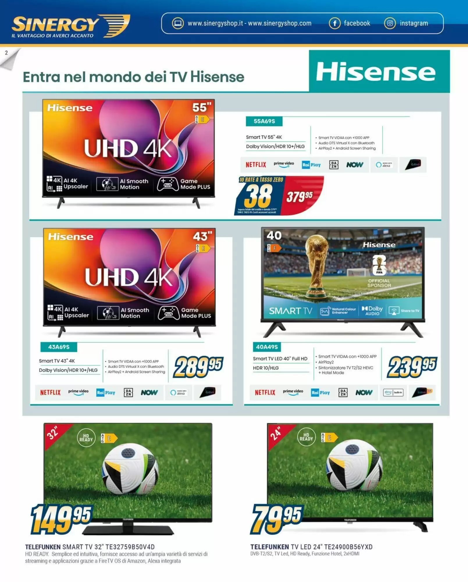 Volantino promozionale Sinergy  valide dal 11/06/2026 - Pagina 2.