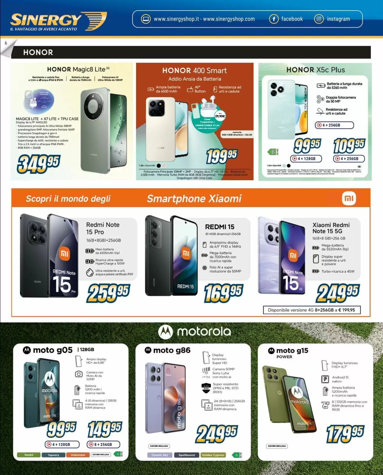 Volantino promozionale Sinergy  valide dal 11/06/2026 - Pagina 6.