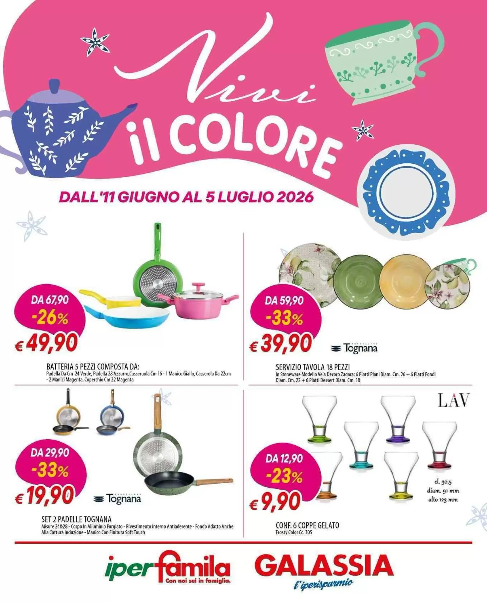Volantino promozionale Galassia  valide dal 11/06/2026 - Pagina 1.