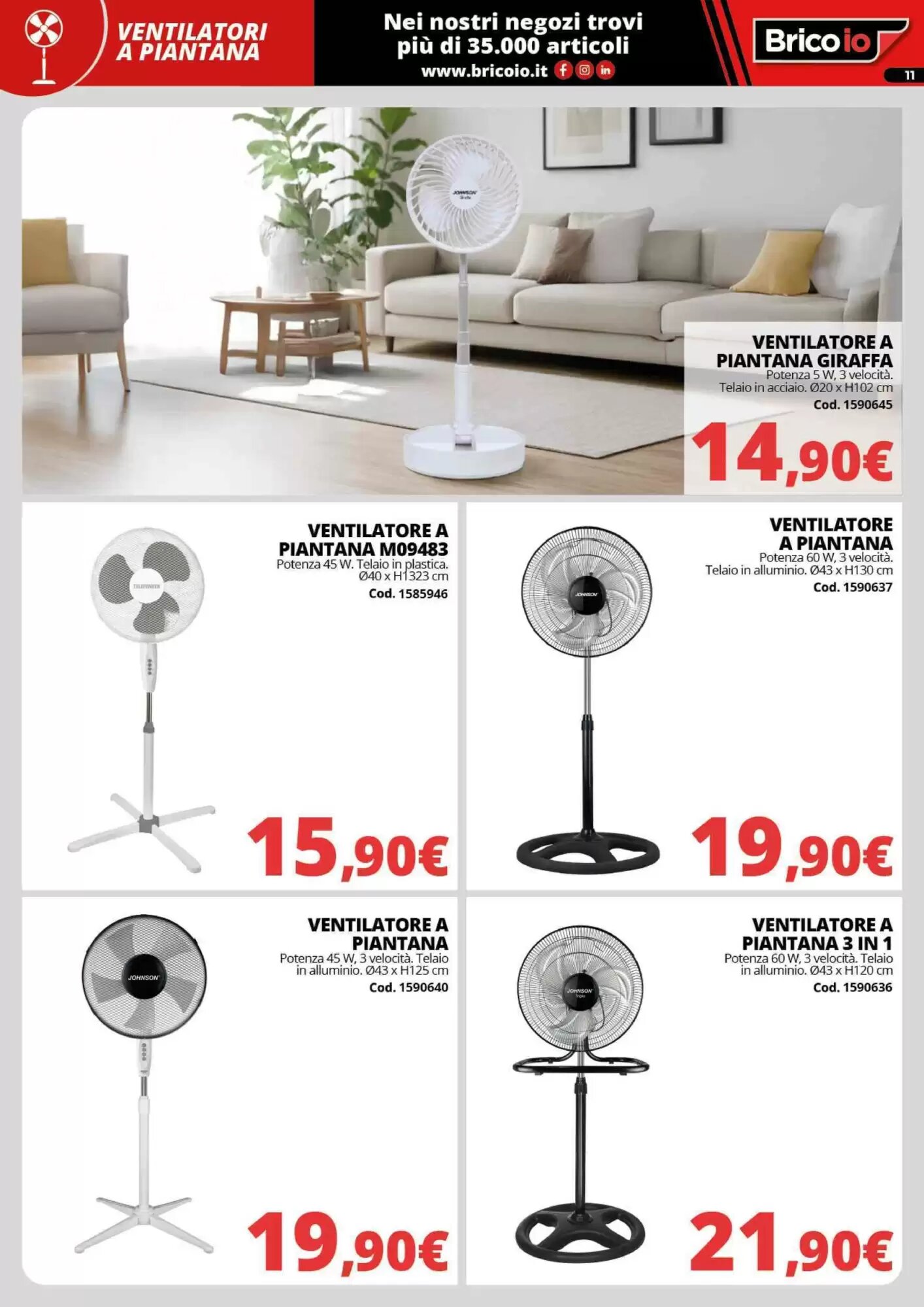 Volantino promozionale Brico Io  valide dal 11/06/2026 - Pagina 3.