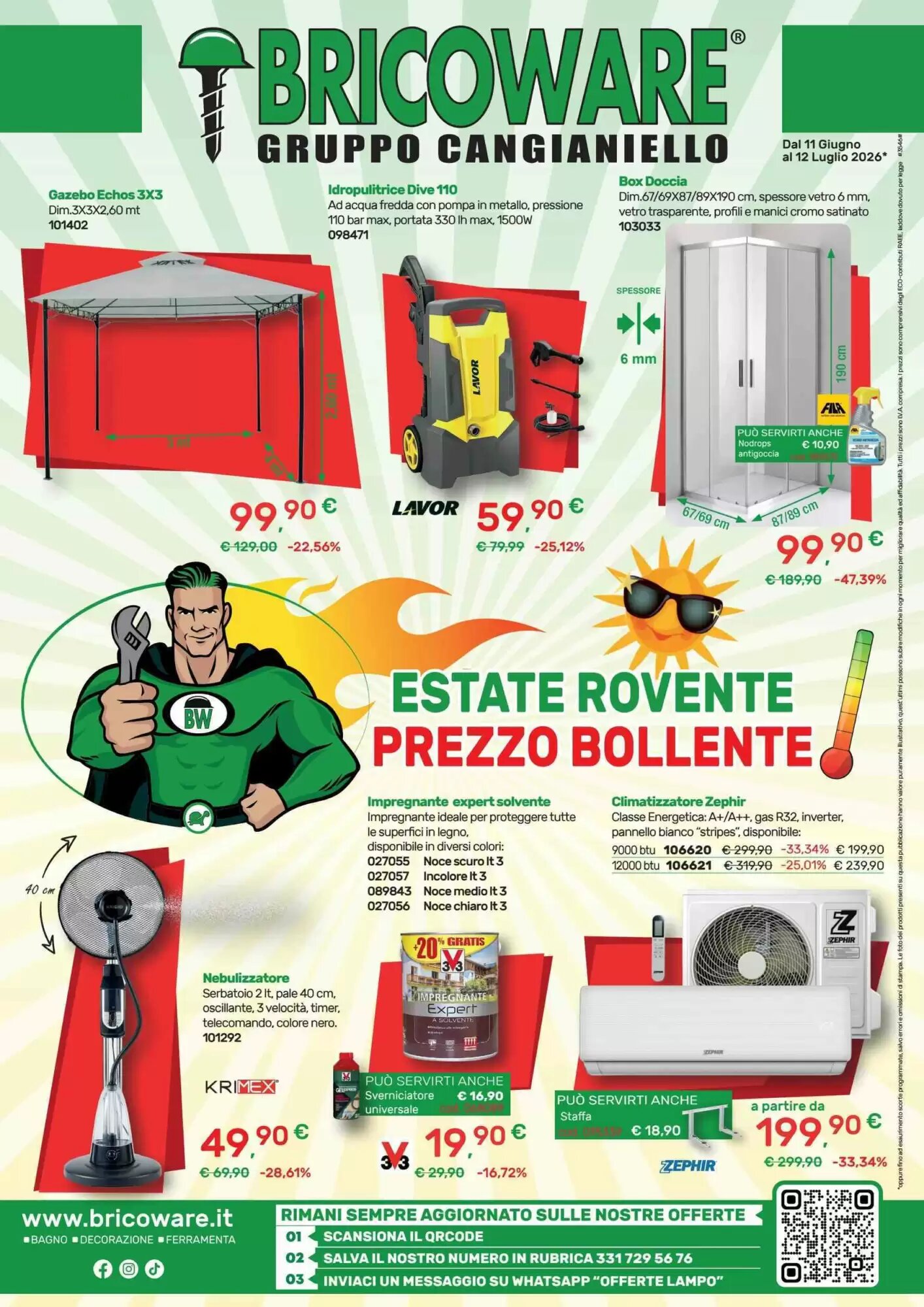 Volantino promozionale Bricoware  valide dal 11/06/2026 - Pagina 1.