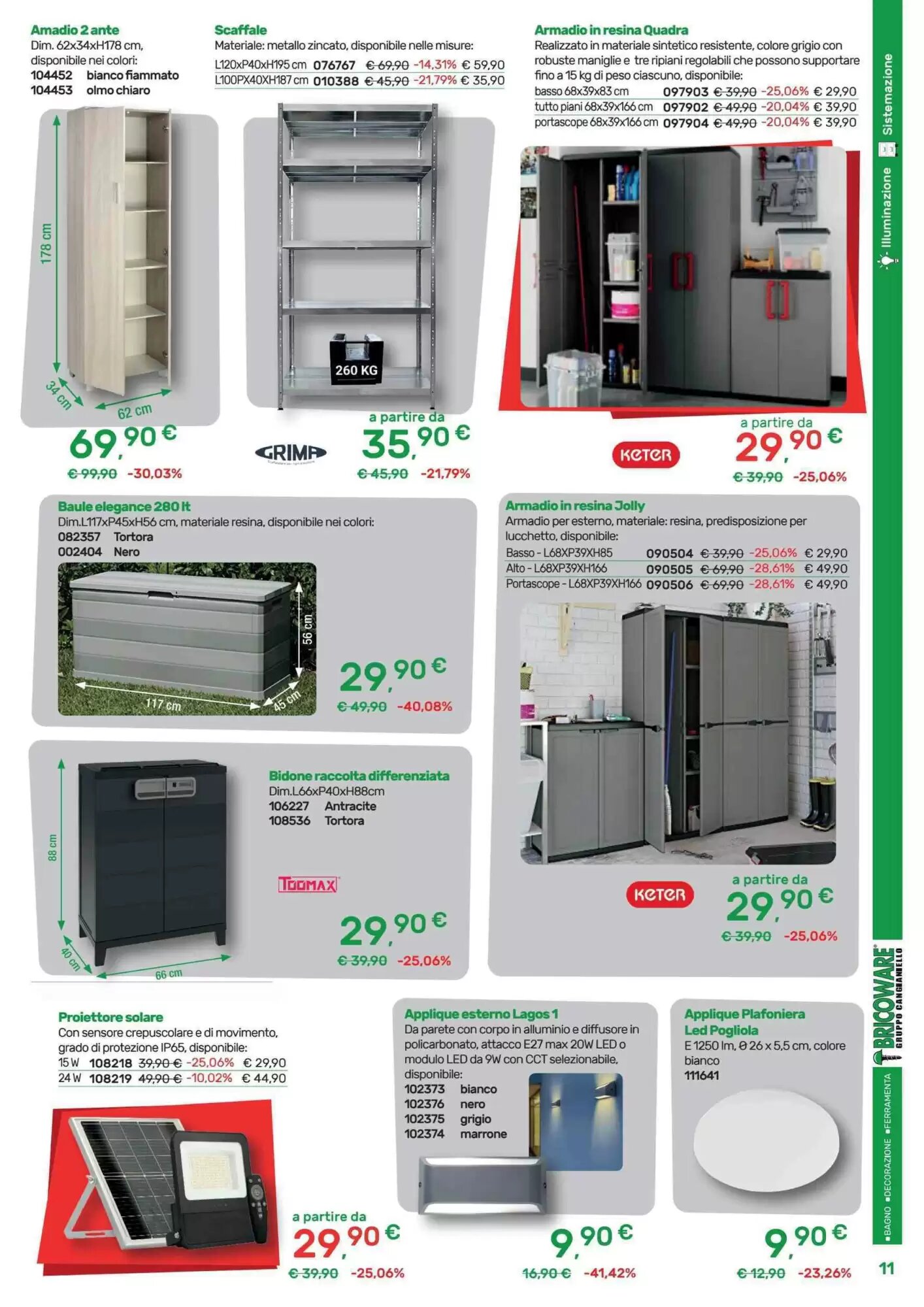 Volantino promozionale Bricoware  valide dal 11/06/2026 - Pagina 12.