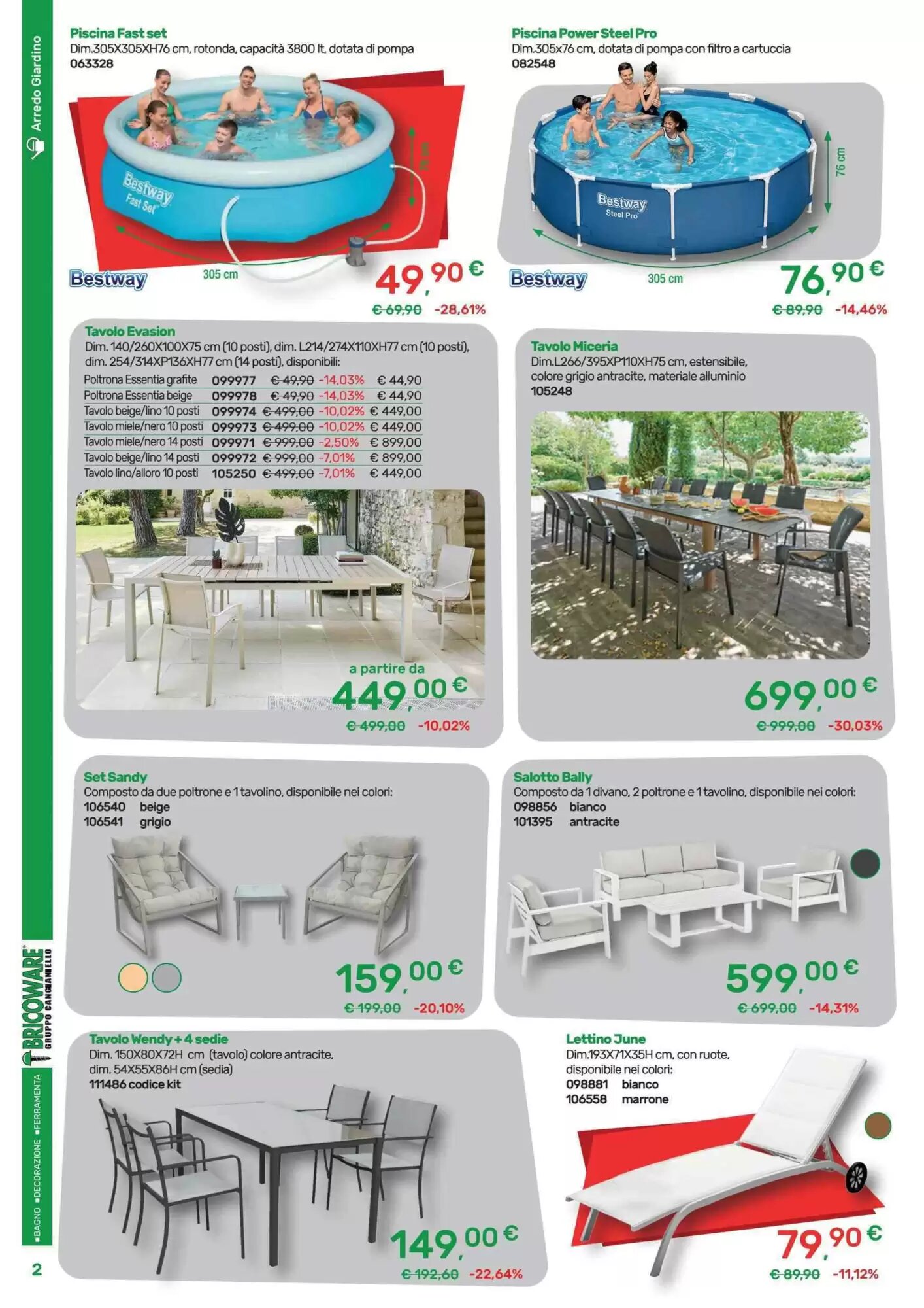 Volantino promozionale Bricoware  valide dal 11/06/2026 - Pagina 2.