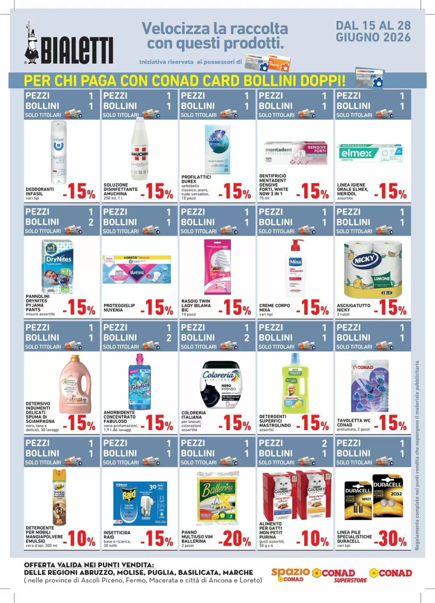 Volantino promozionale Spazio Conad  valide dal 15/06/2026 - Pagina 4.