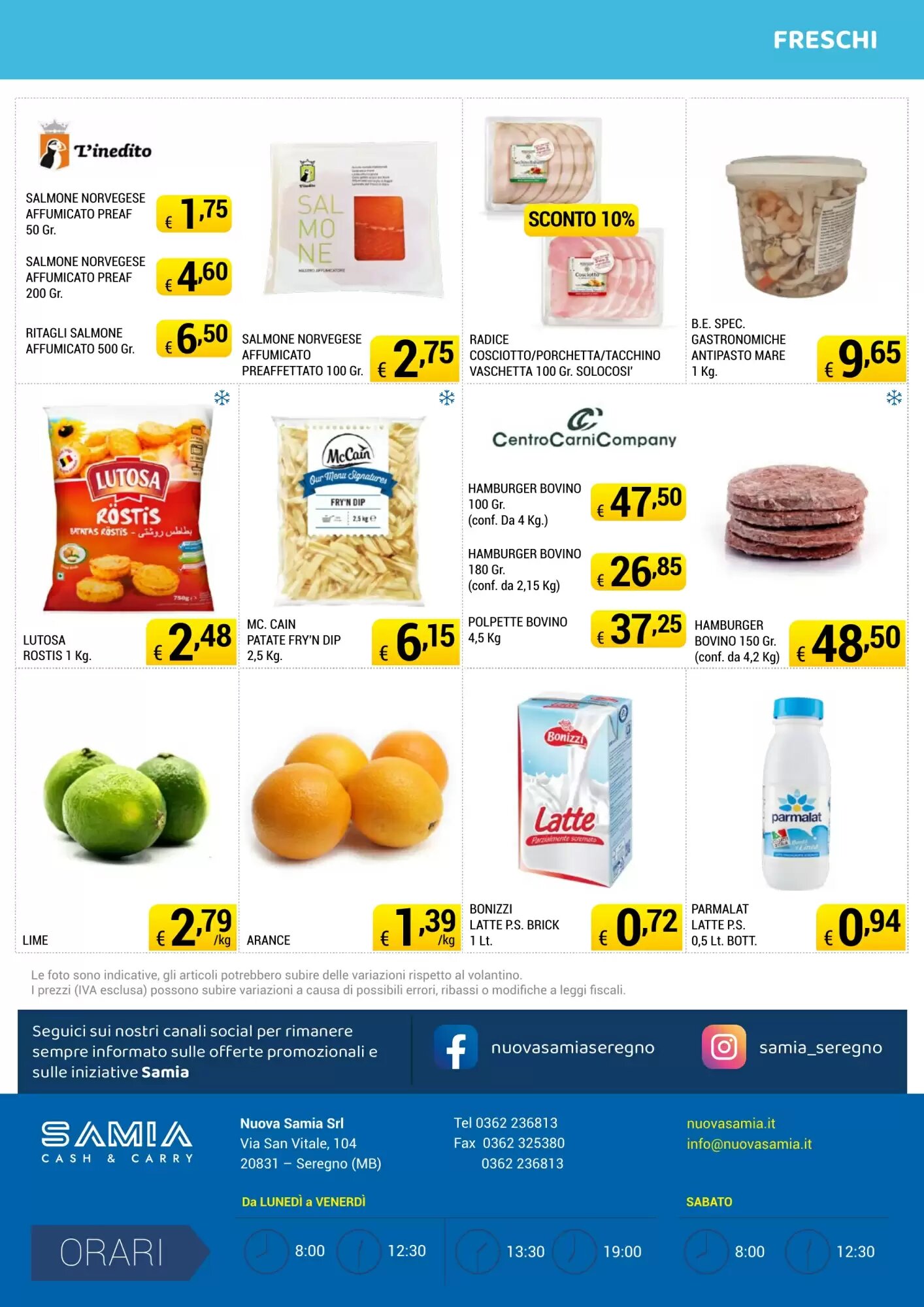 Volantino promozionale Samia Cash and Carry  valide dal 27/06/2026 - Pagina 8.