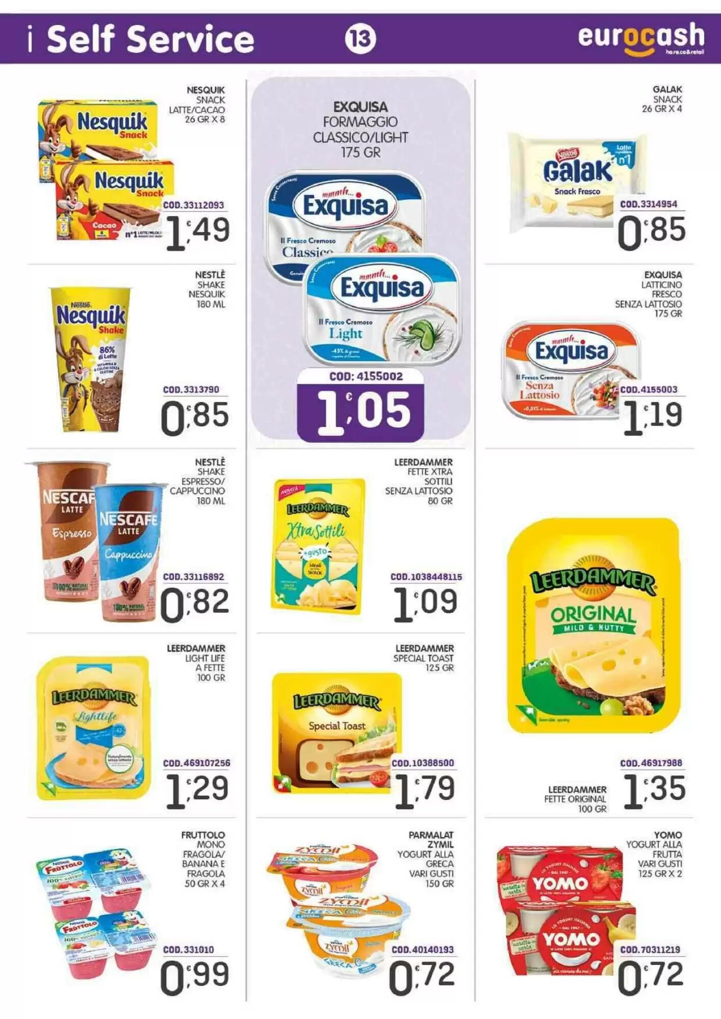 Volantino promozionale Eurocash  valide dal 29/06/2026 - Pagina 13.