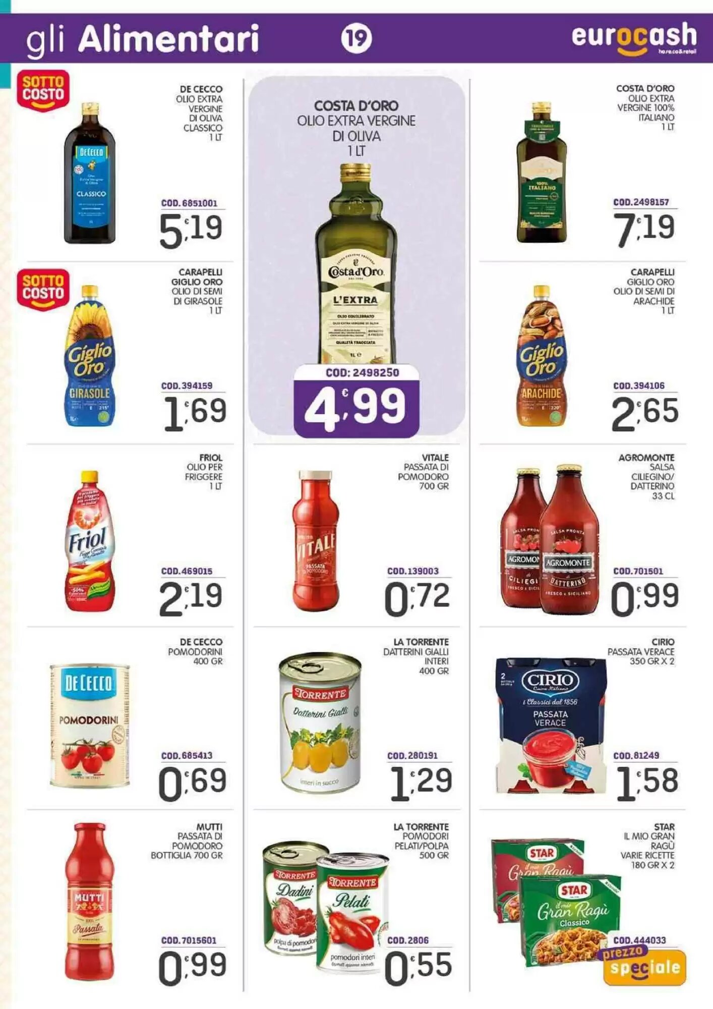 Volantino promozionale Eurocash  valide dal 29/06/2026 - Pagina 19.