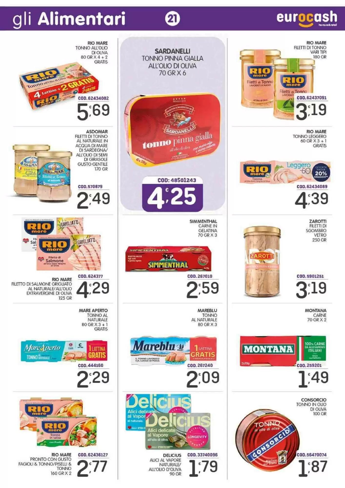 Volantino promozionale Eurocash  valide dal 29/06/2026 - Pagina 21.