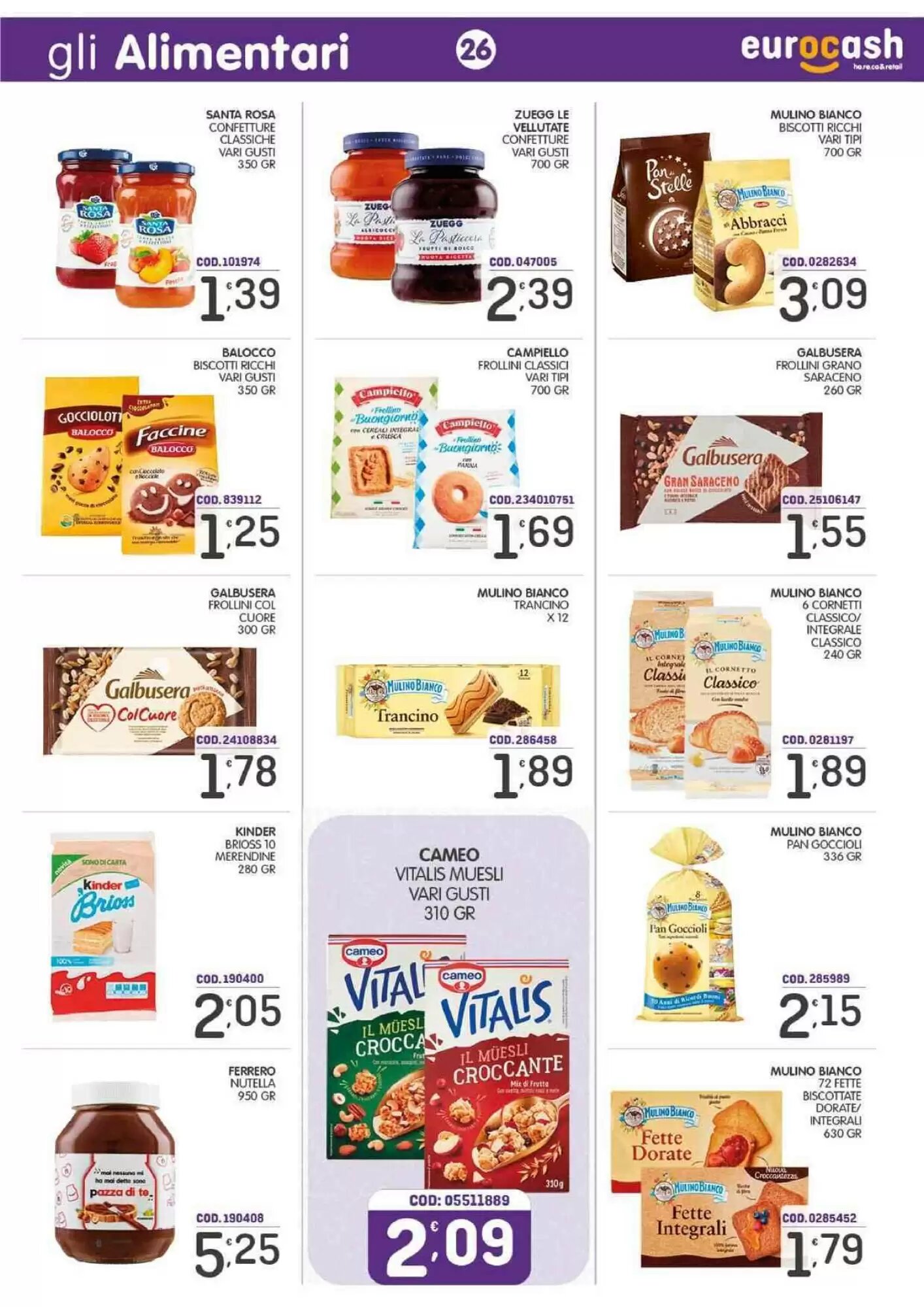 Volantino promozionale Eurocash  valide dal 29/06/2026 - Pagina 26.