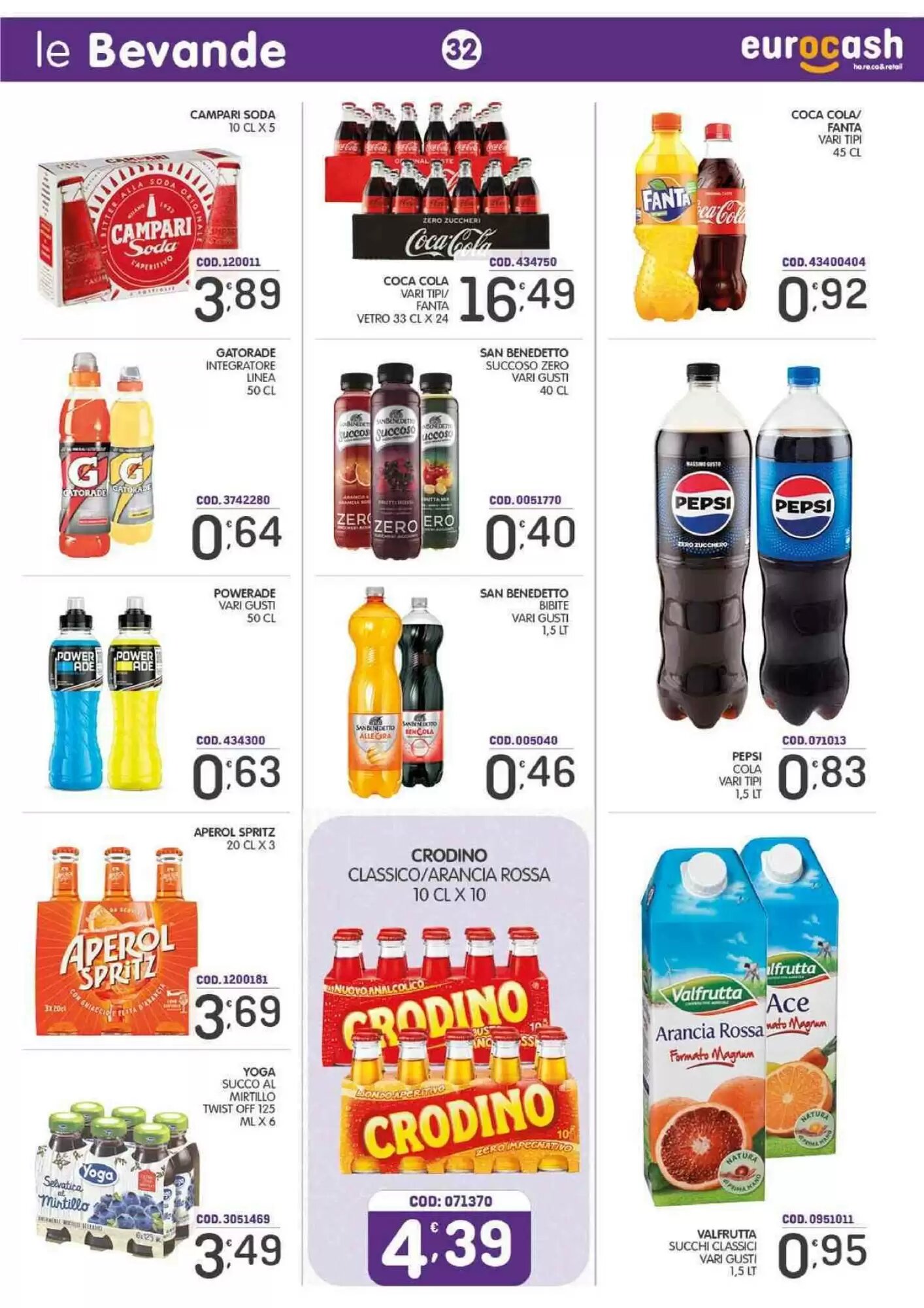 Volantino promozionale Eurocash  valide dal 29/06/2026 - Pagina 32.