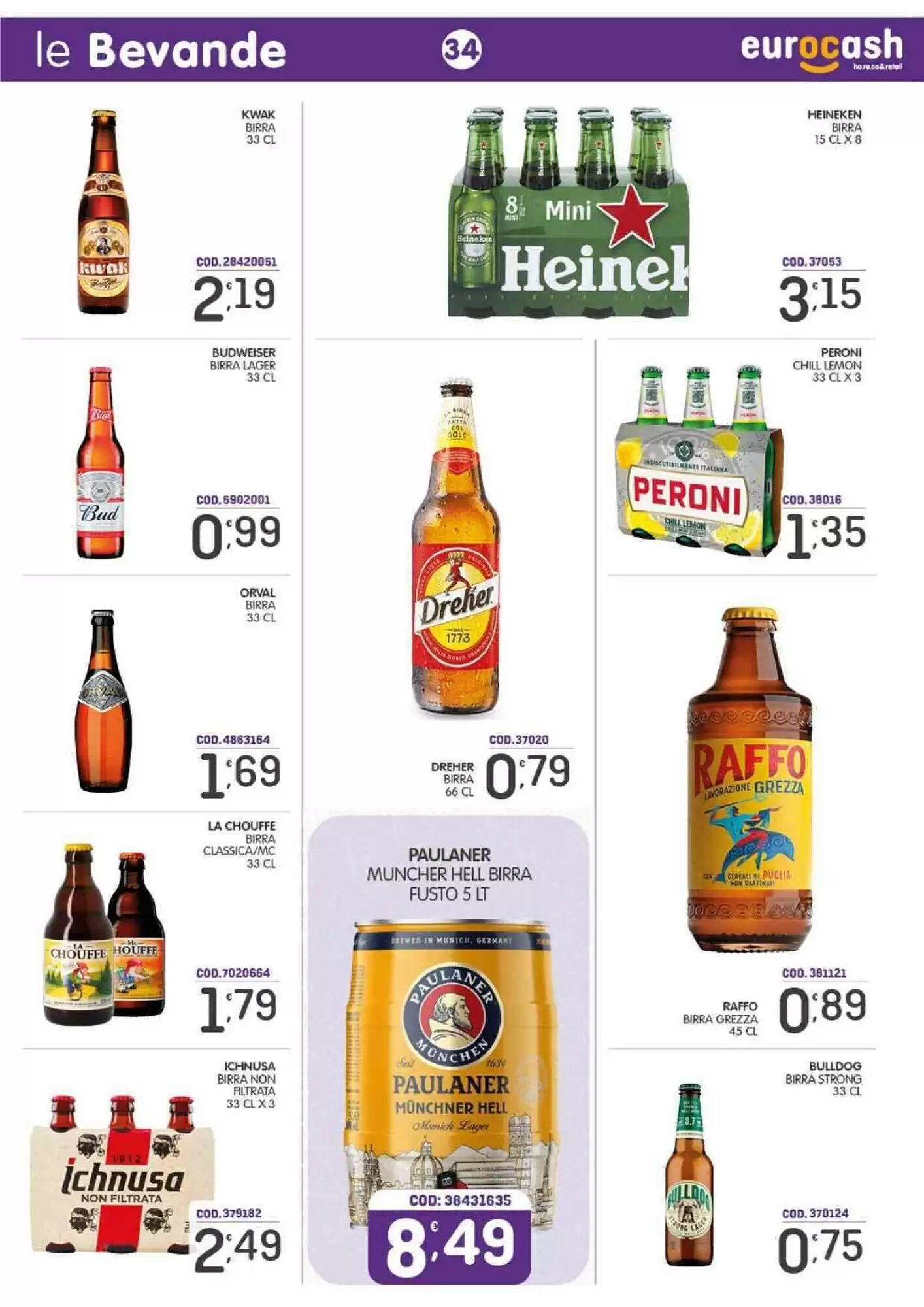Volantino promozionale Eurocash  valide dal 29/06/2026 - Pagina 34.