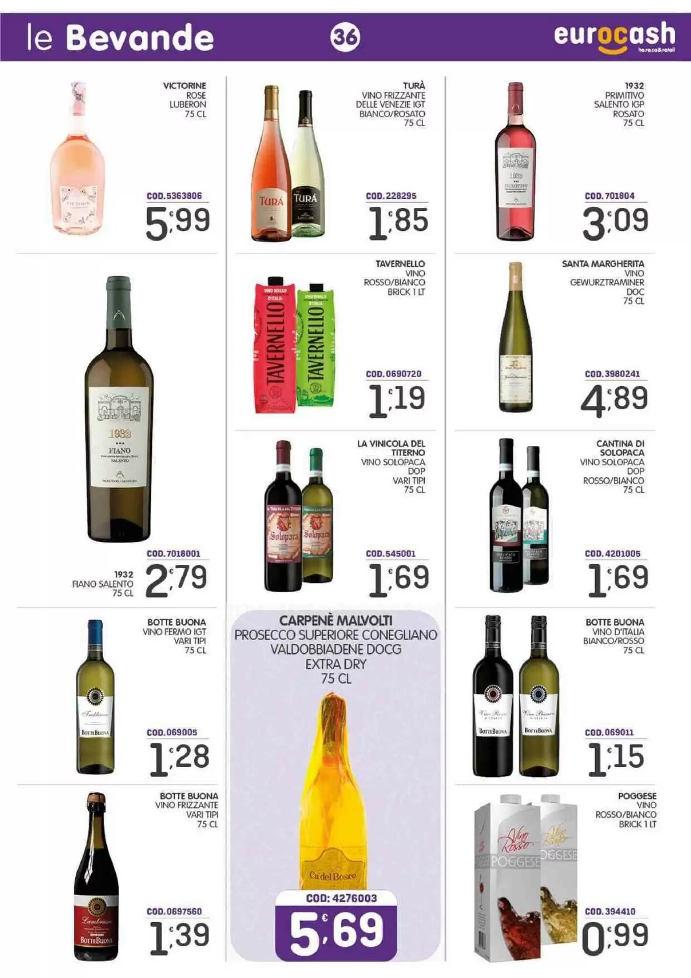 Volantino promozionale Eurocash  valide dal 29/06/2026 - Pagina 36.